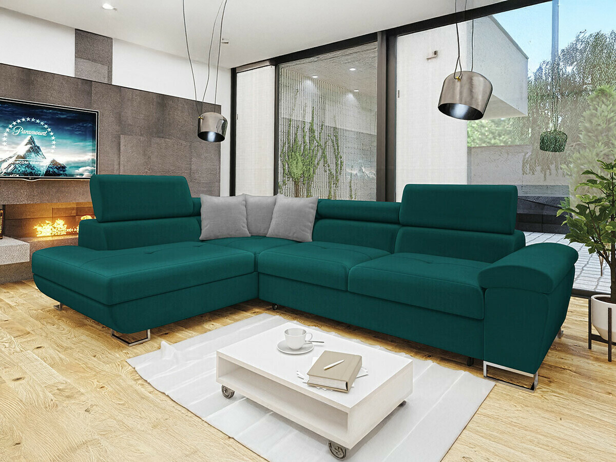 Γωνιακός Καναπές Comfivo Ruta II (Magic Velvet 2221 + Magic Velvet 2240)