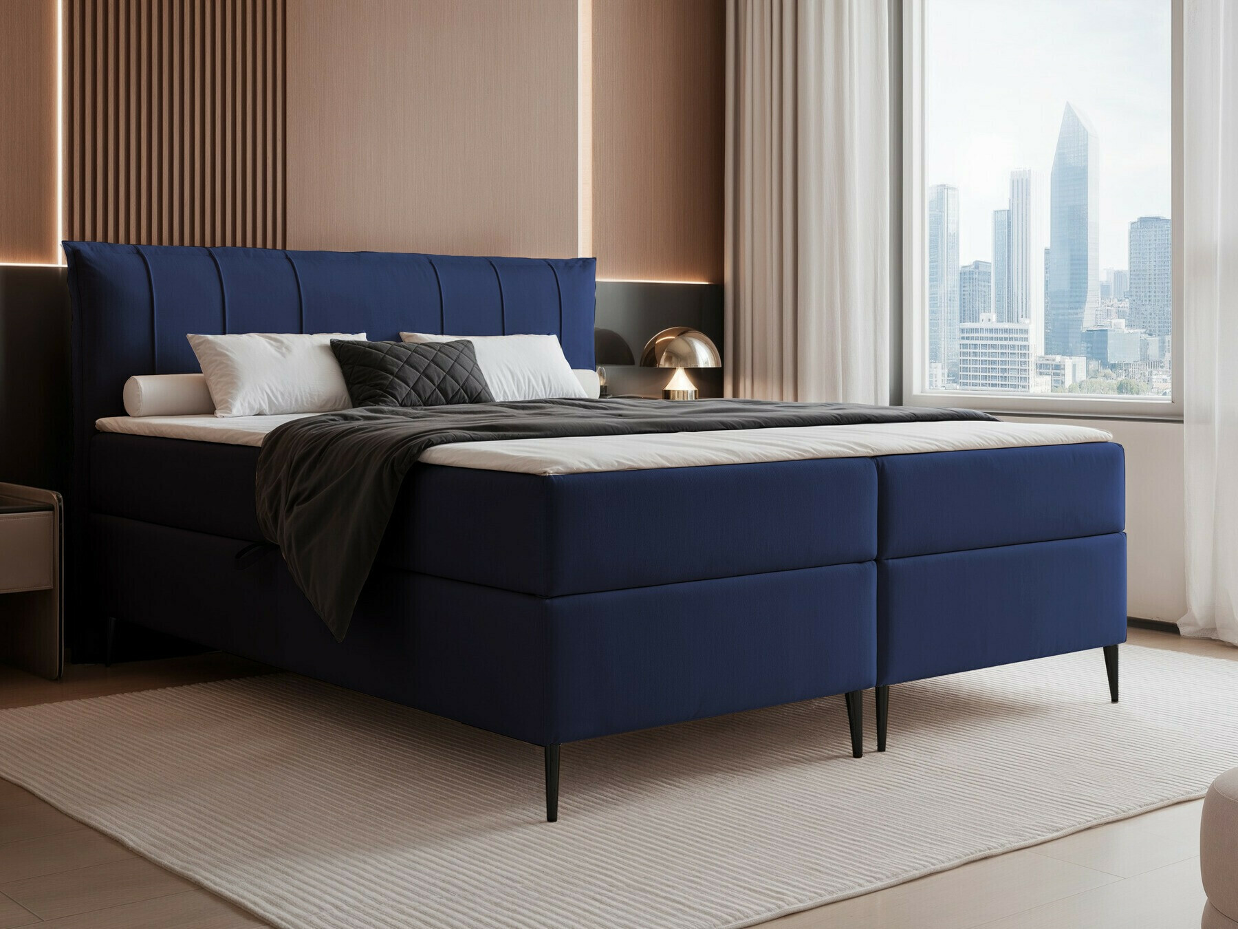 Κρεβάτι continental Martinez 105 (Magic Velvet 2216)