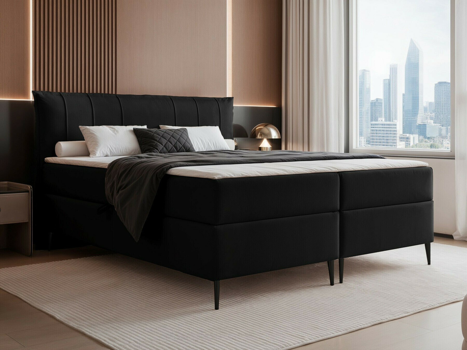 Κρεβάτι continental Martinez 105 (Magic Velvet 2219)