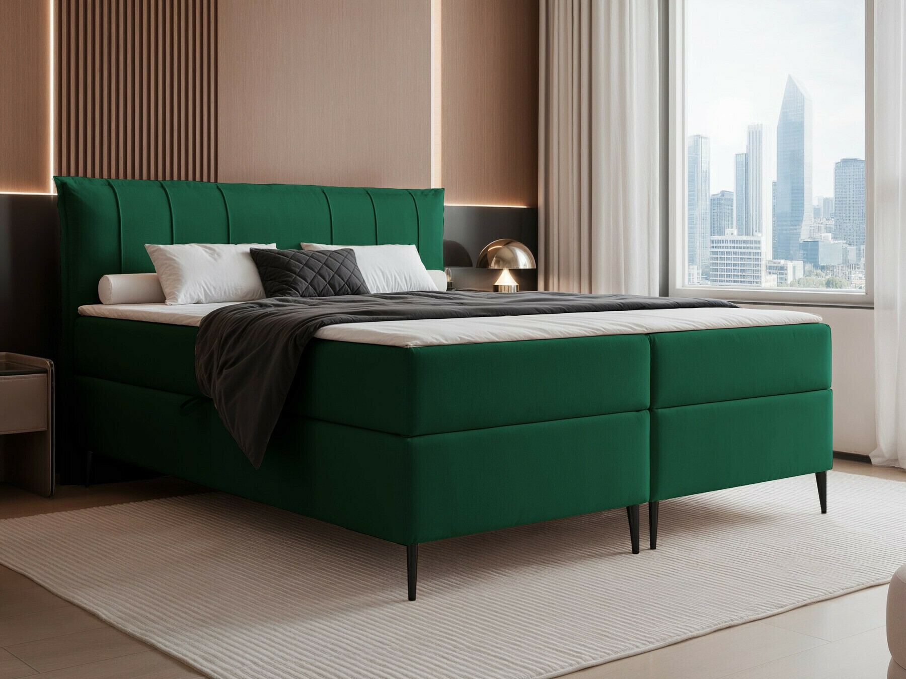 Κρεβάτι continental Martinez 105 (Magic Velvet 2225)