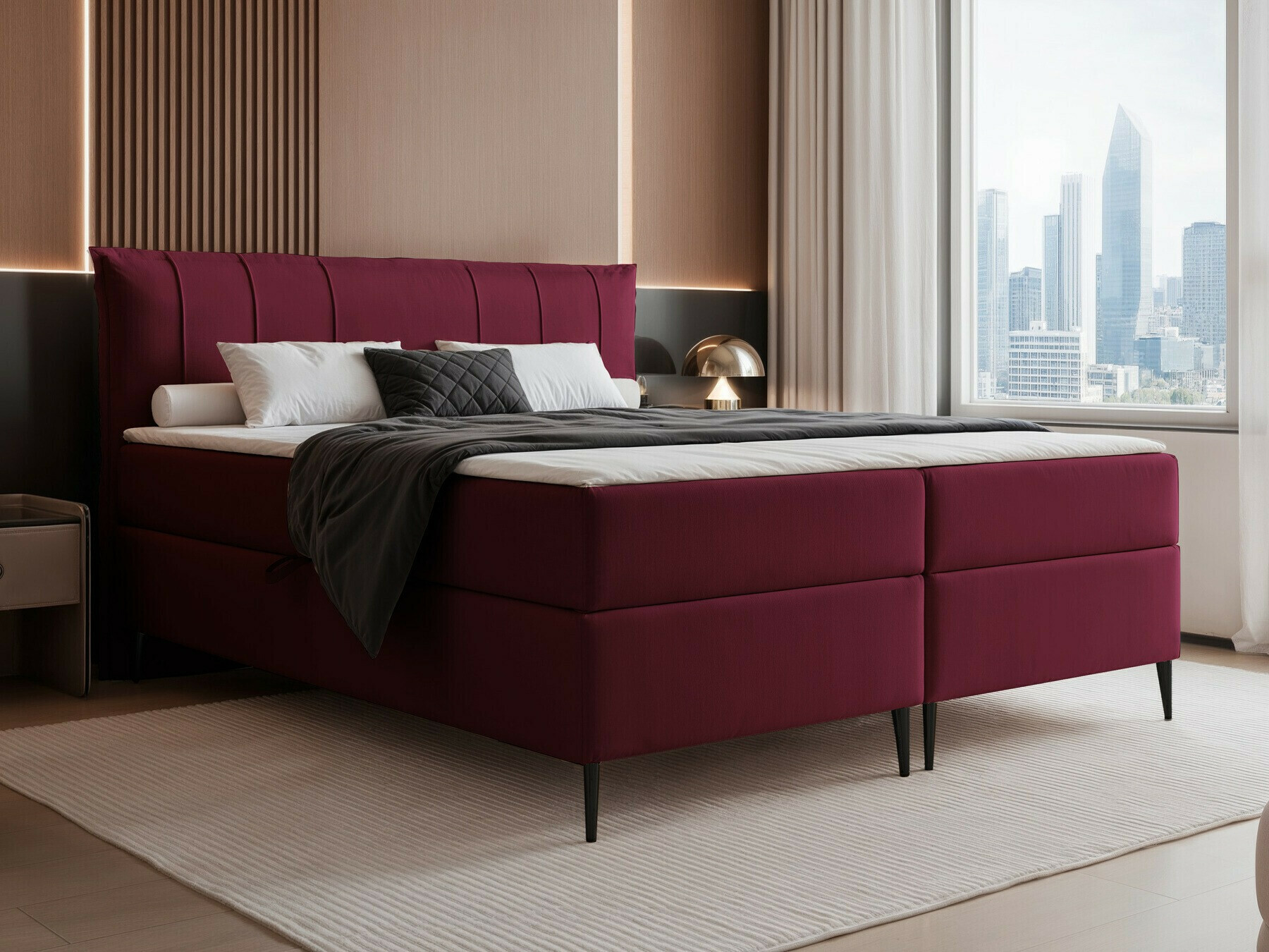 Κρεβάτι continental Martinez 105 (Magic Velvet 2229)