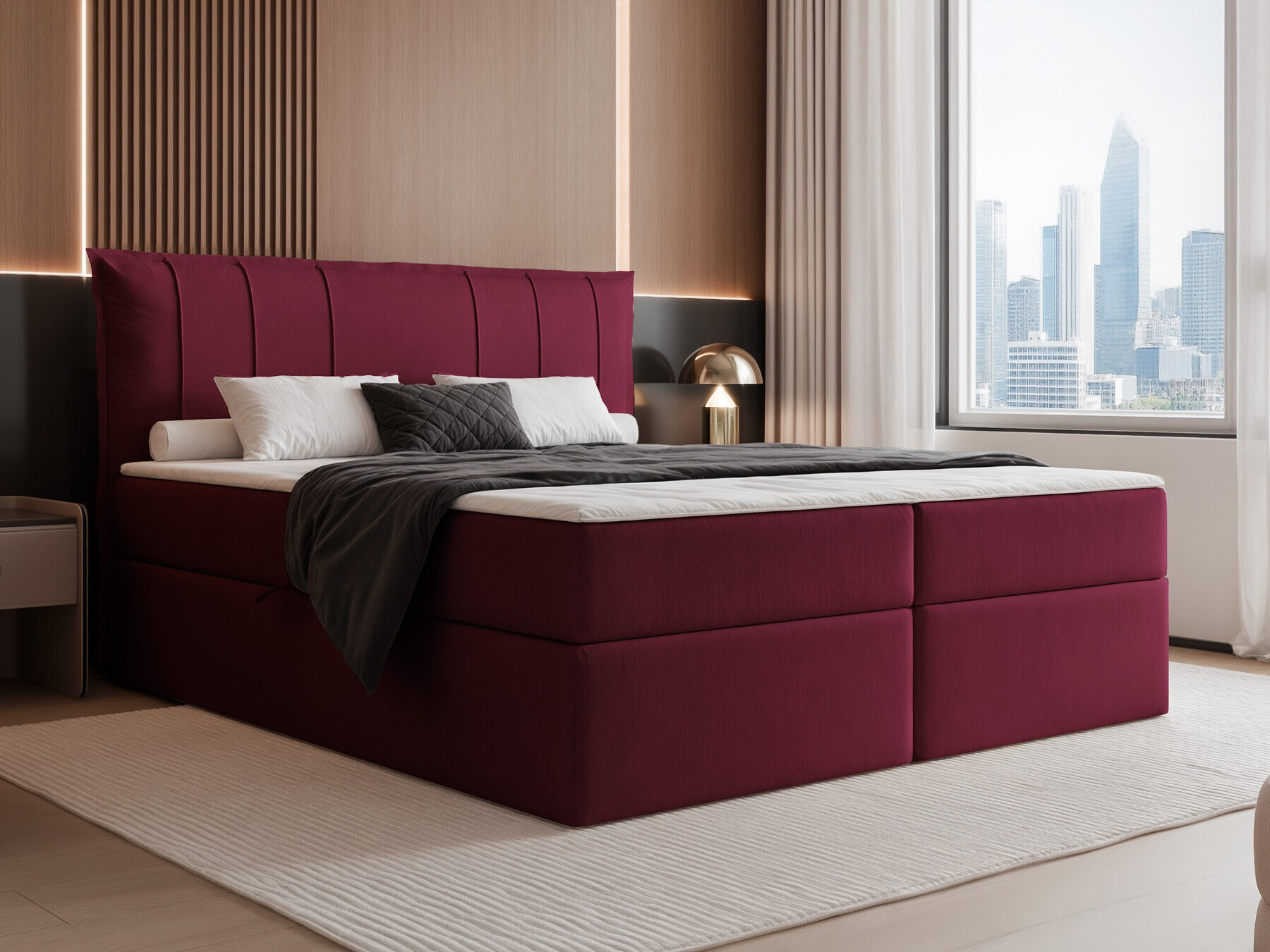 Κρεβάτι continental Martinez 107 (Magic Velvet 2229)