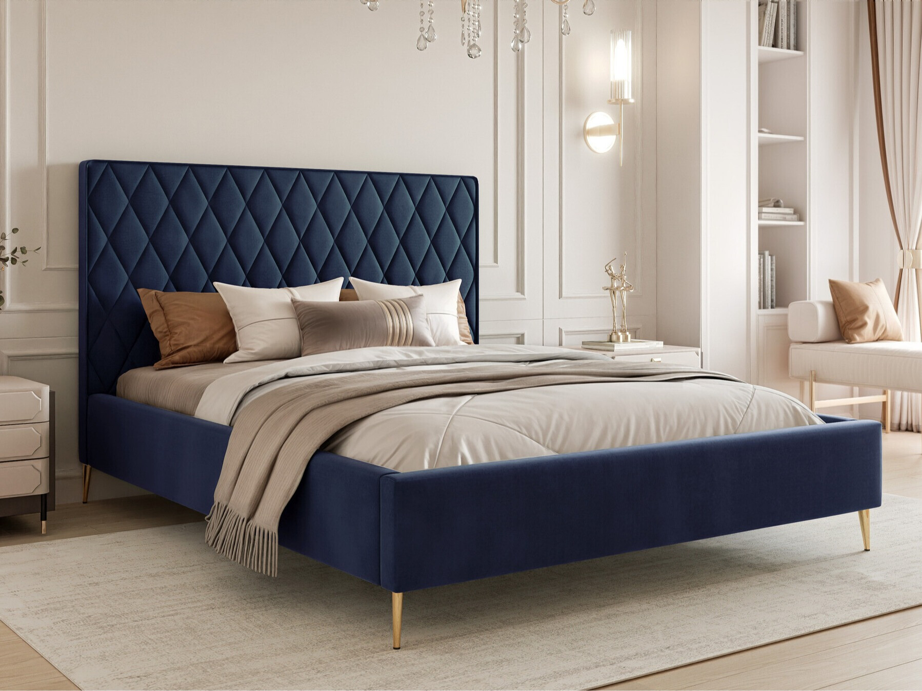 Κρεβάτι Martinez 108 (Magic Velvet 2216)