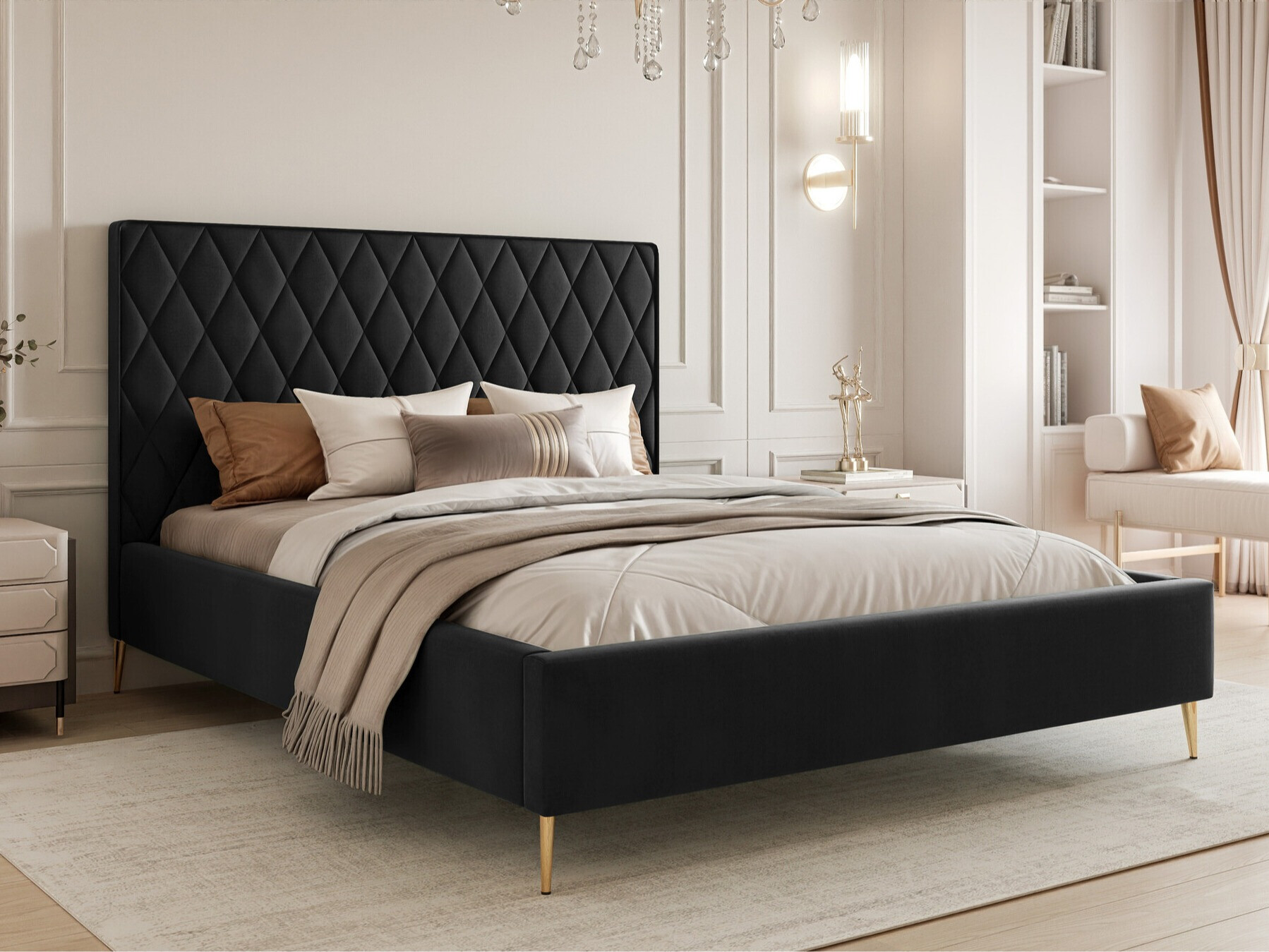 Κρεβάτι Martinez 108 (Magic Velvet 2219)