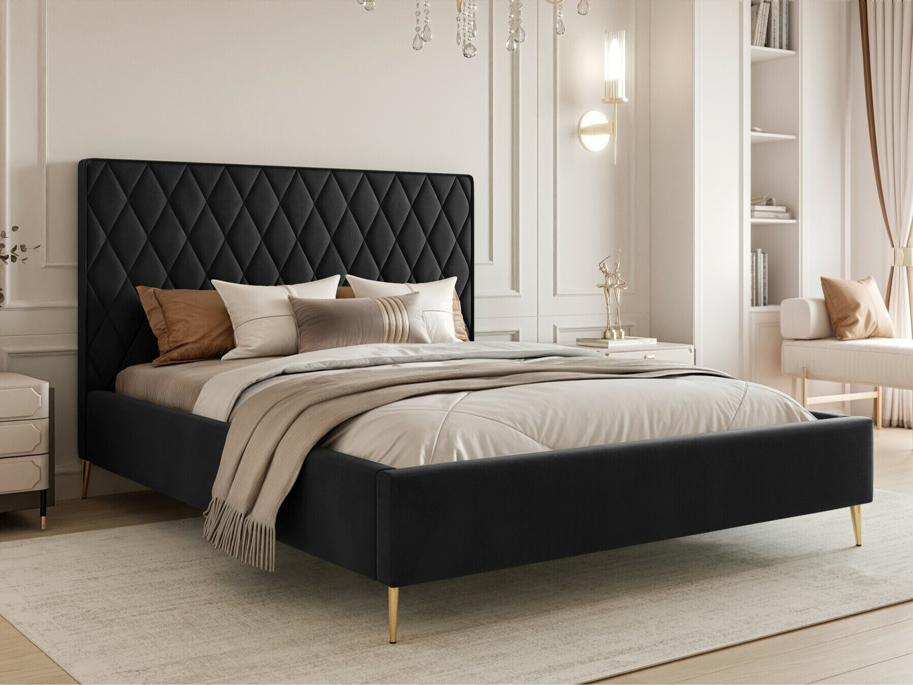 Κρεβάτι Martinez 108 (Magic Velvet 2219)