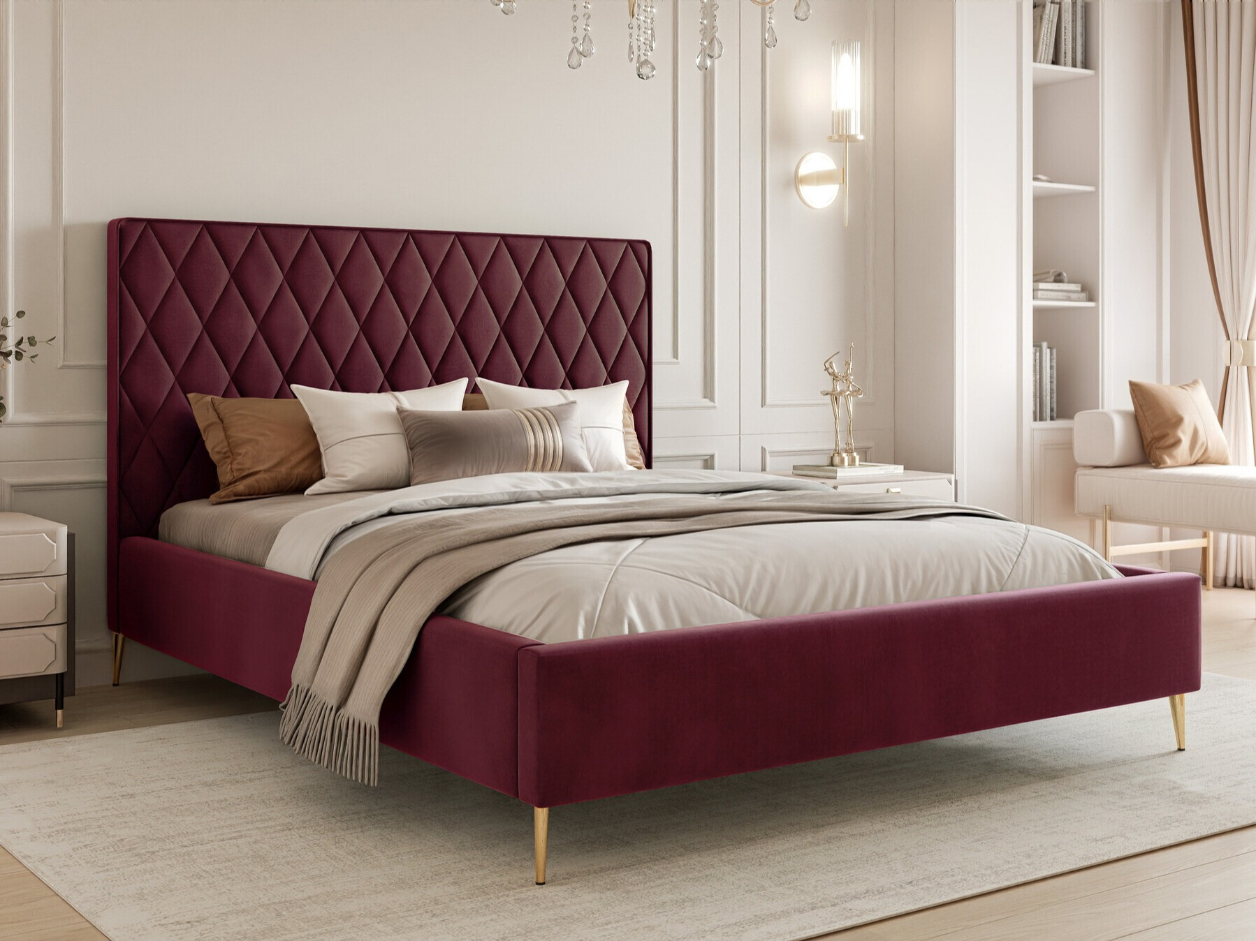 Κρεβάτι Martinez 108 (Magic Velvet 2229)