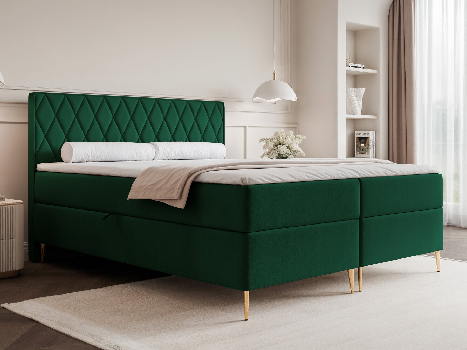 Κρεβάτι continental Martinez 110 (Magic Velvet 2225)