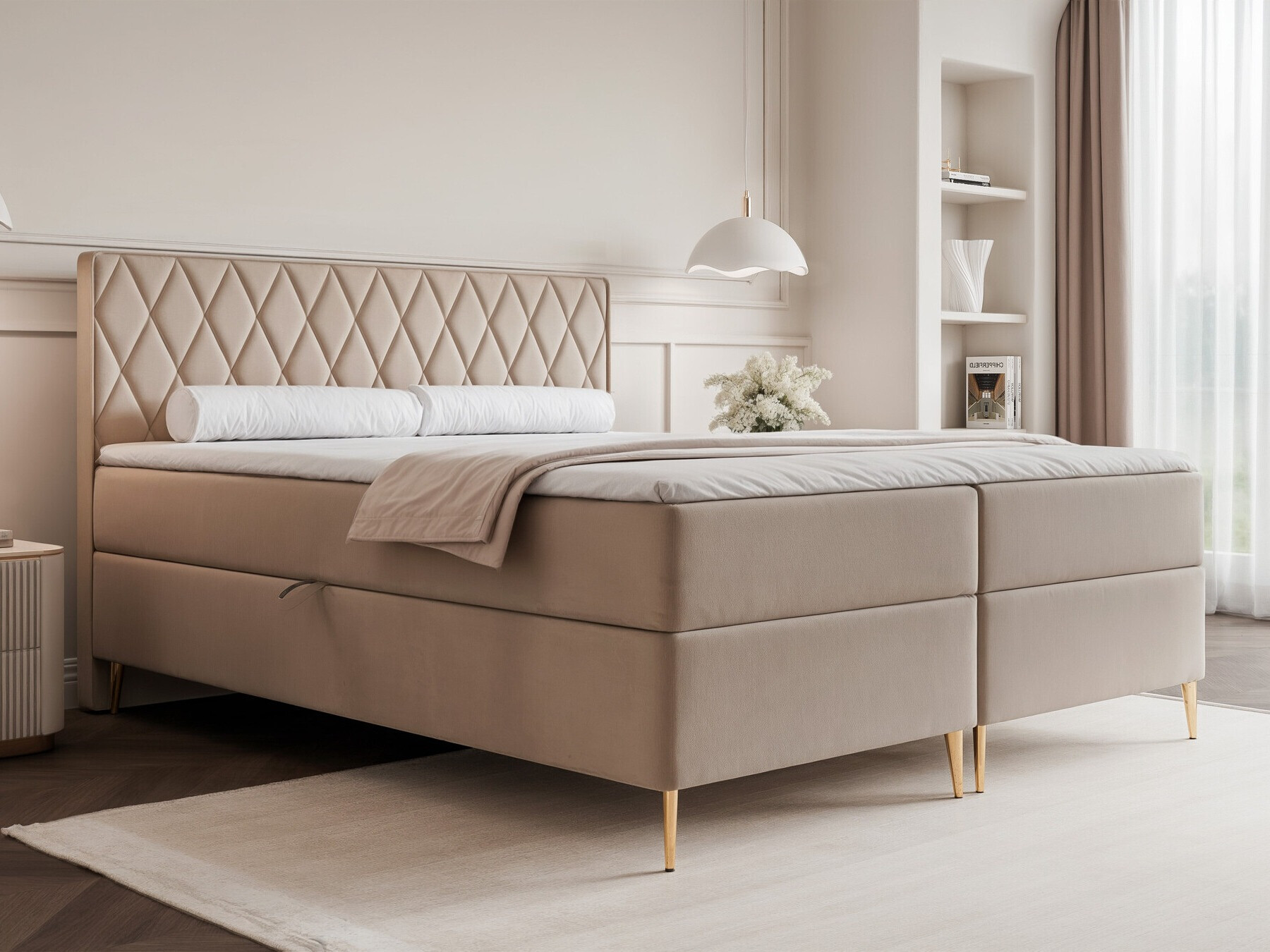Κρεβάτι continental Martinez 110 (Magic Velvet 2210)
