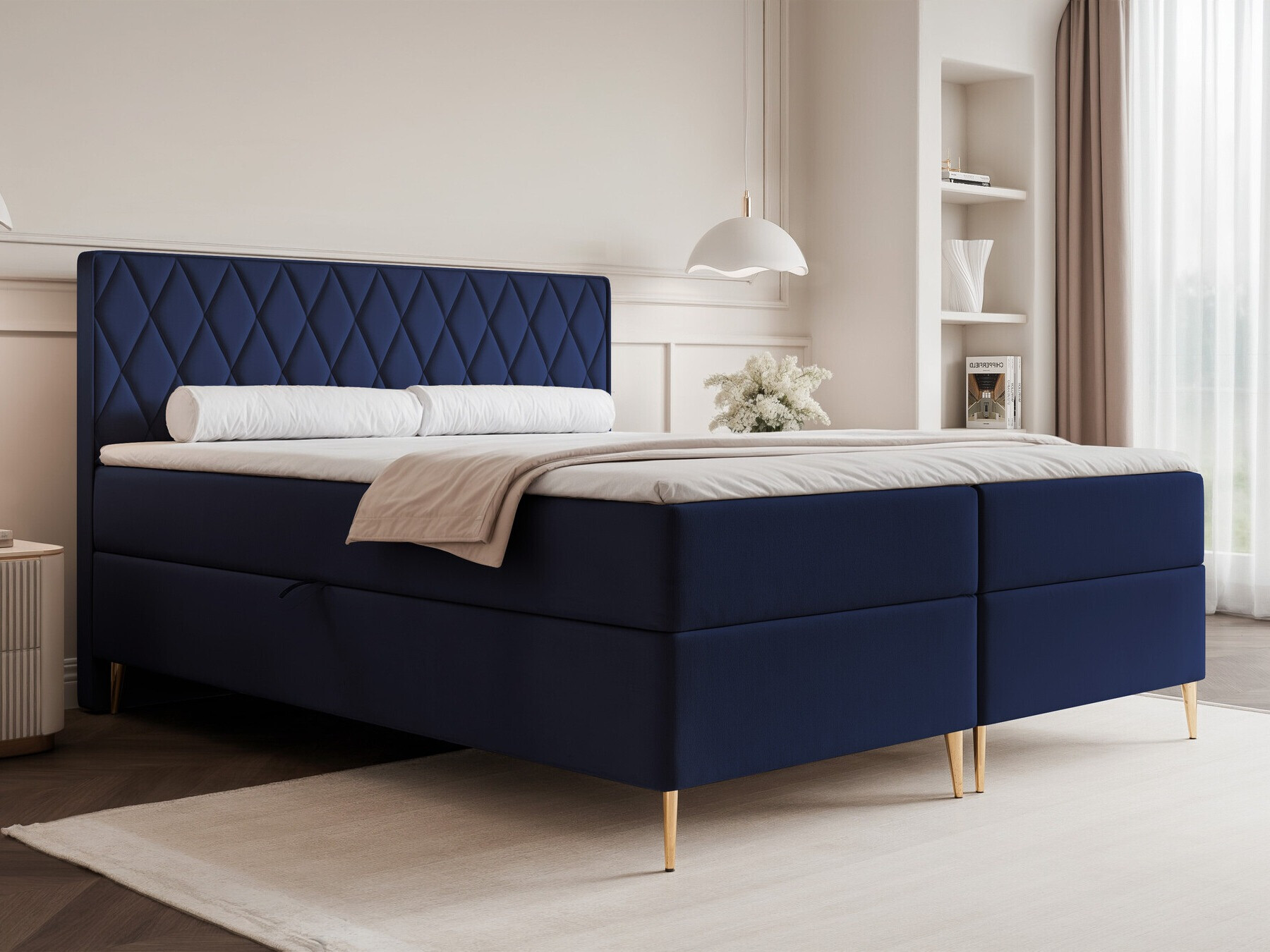 Κρεβάτι continental Martinez 110 (Magic Velvet 2216)