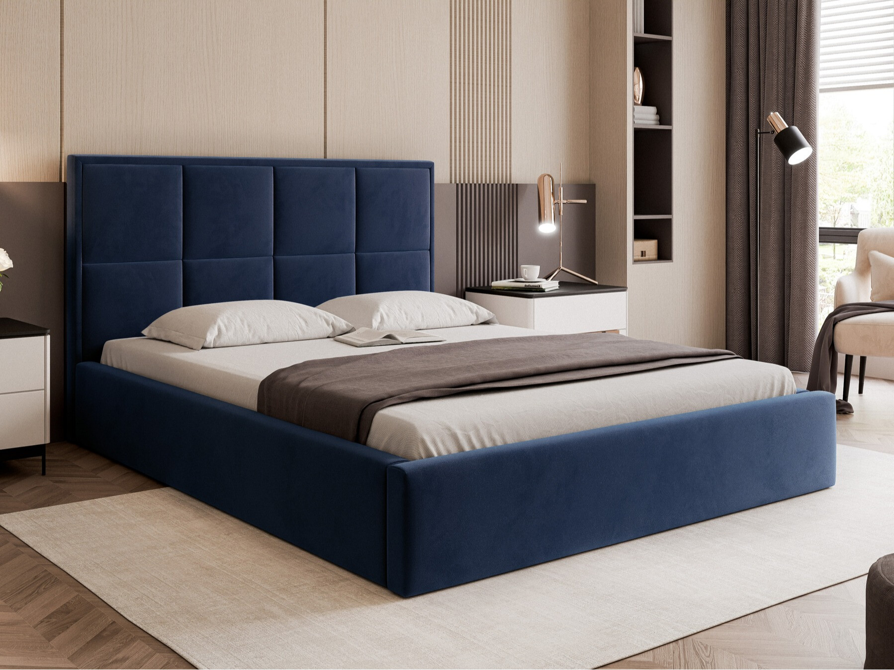 Κρεβάτι Martinez 113 (Magic Velvet 2216)