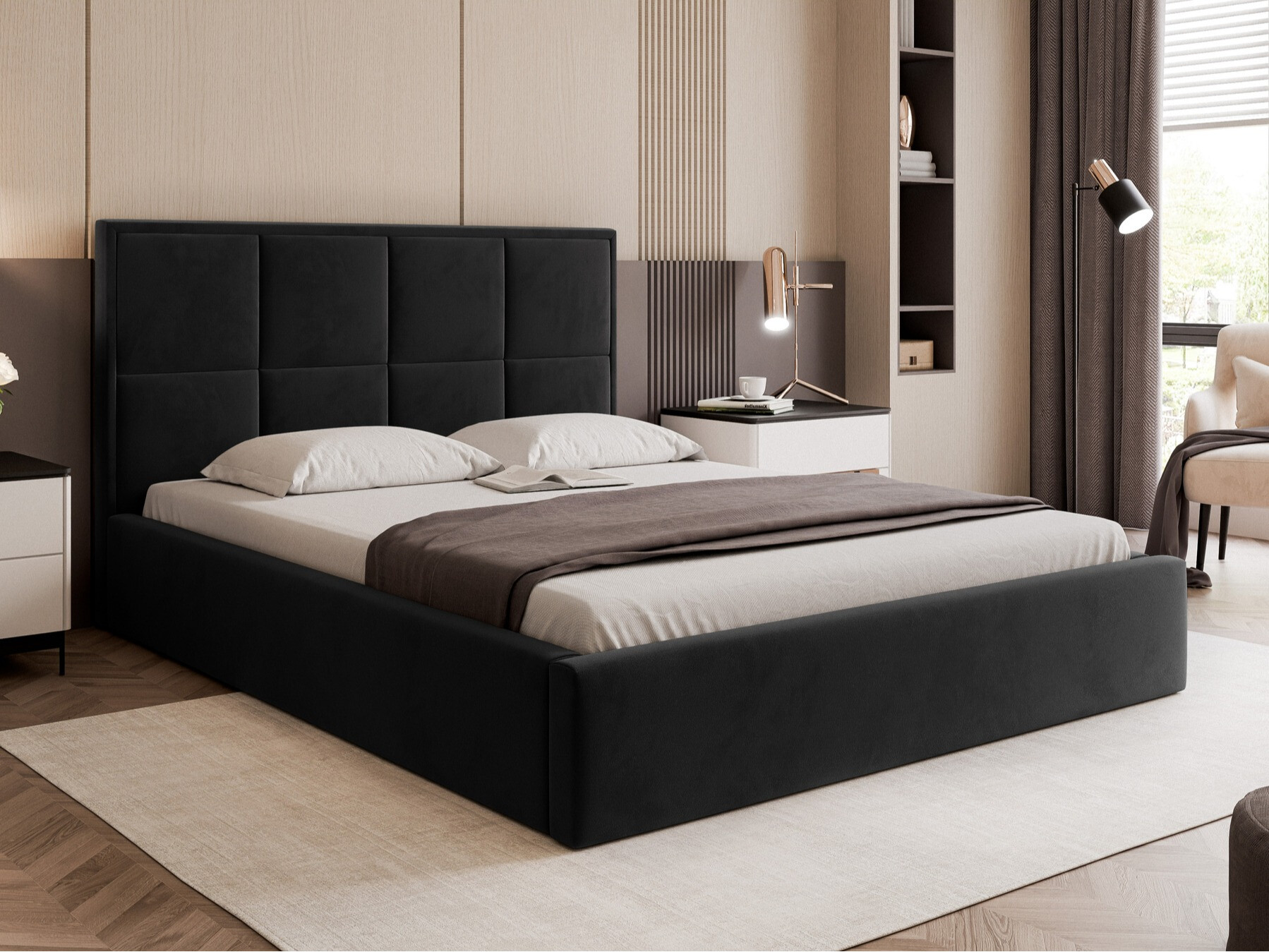 Κρεβάτι Martinez 113 (Magic Velvet 2219)