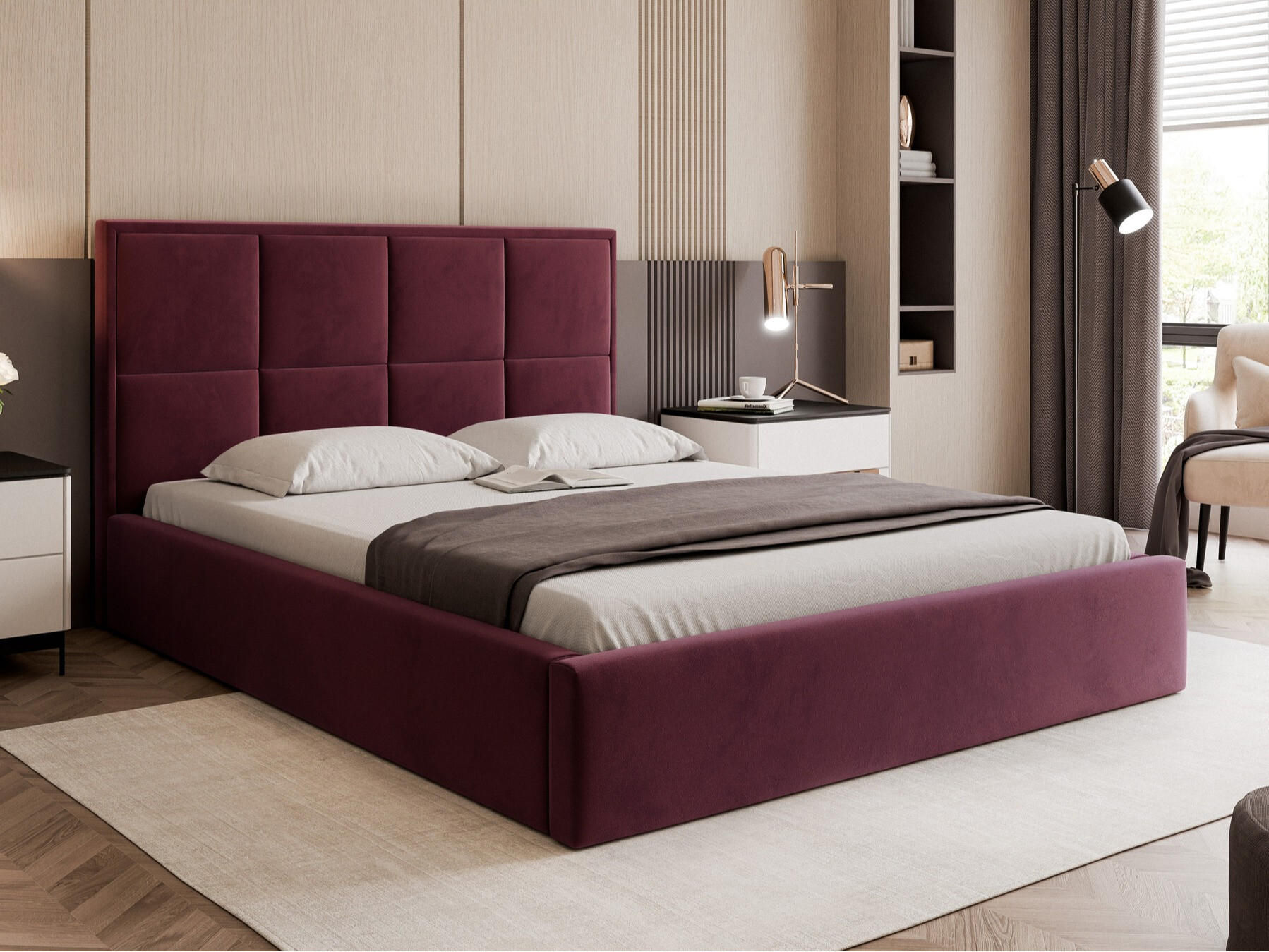 Κρεβάτι Martinez 113 (Magic Velvet 2229)