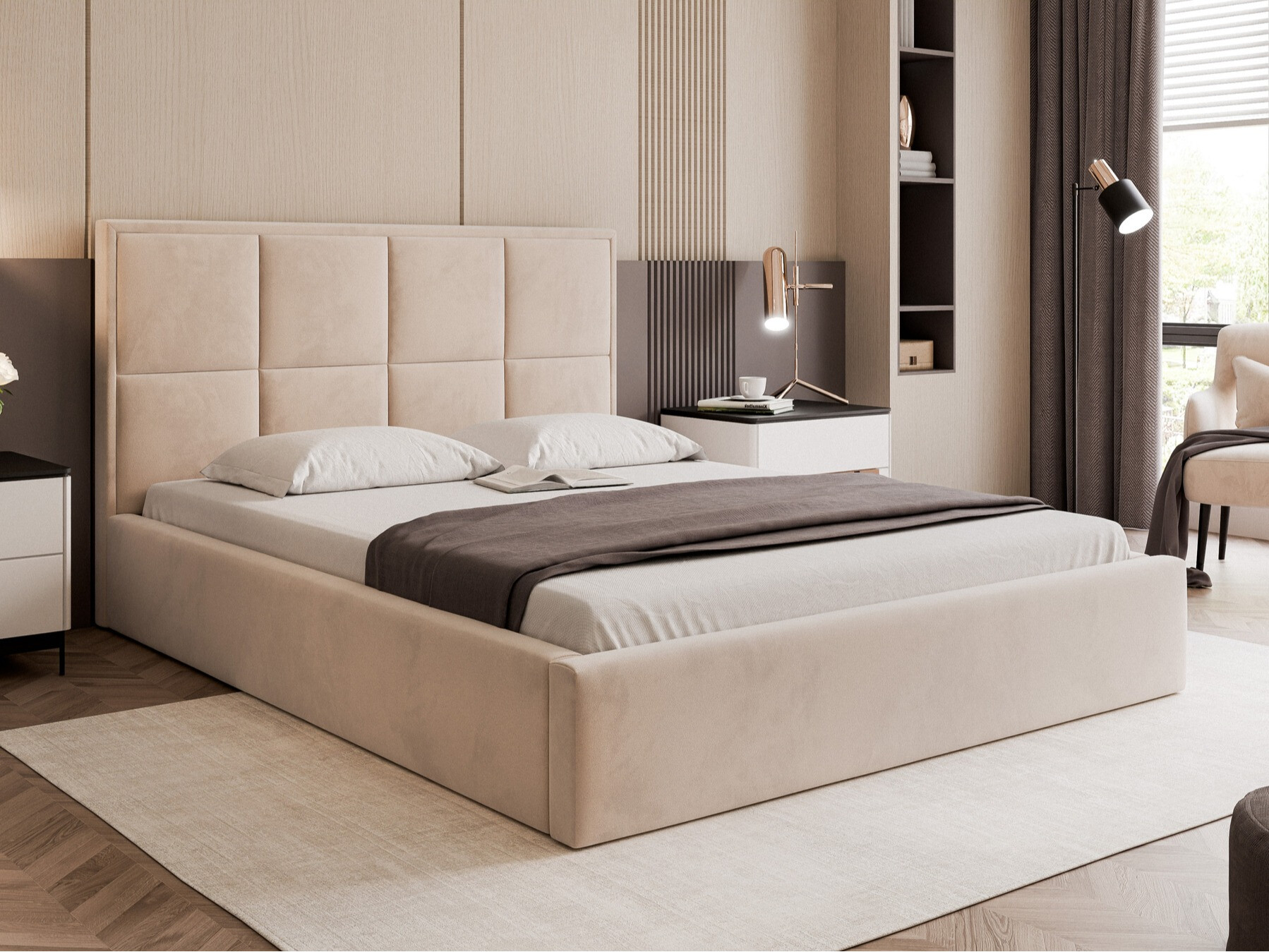 Κρεβάτι Martinez 113 (Magic Velvet 2256)