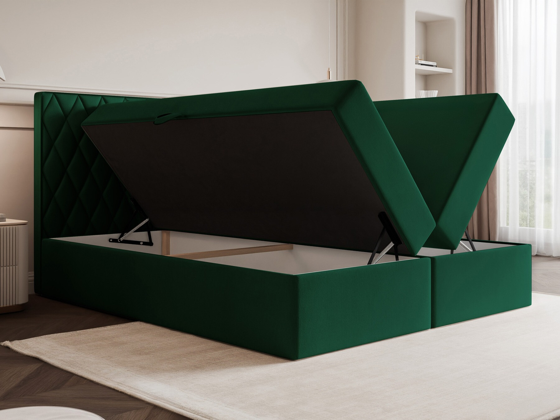 Κρεβάτι continental Martinez 114 (Magic Velvet 2219)