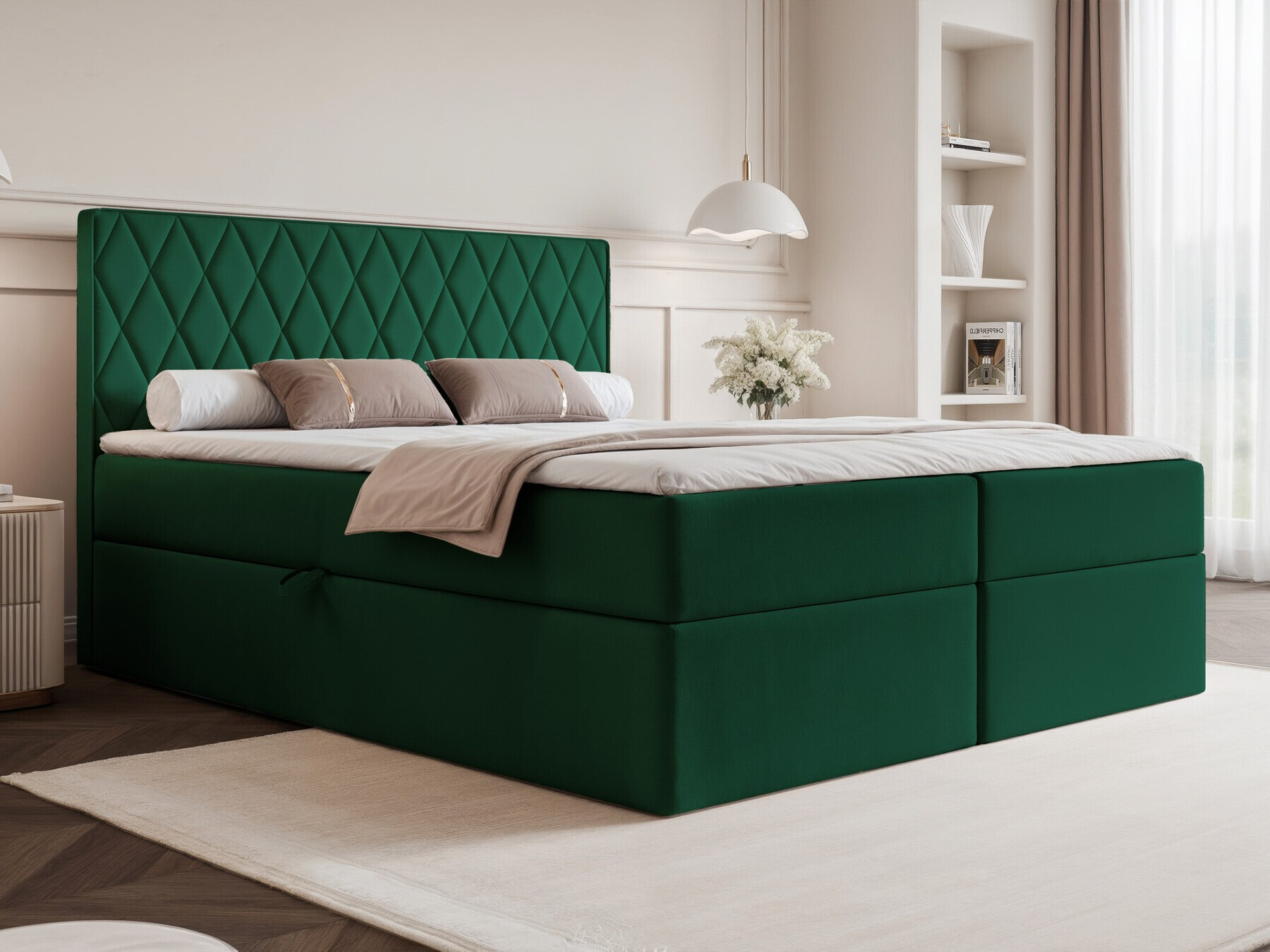 Κρεβάτι continental Martinez 114 (Magic Velvet 2225)