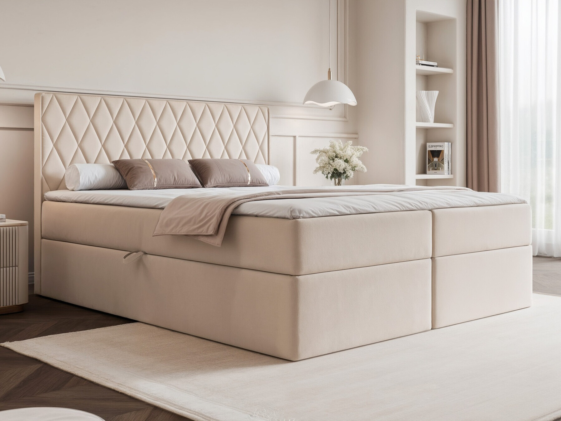 Κρεβάτι continental Martinez 114 (Magic Velvet 2256)