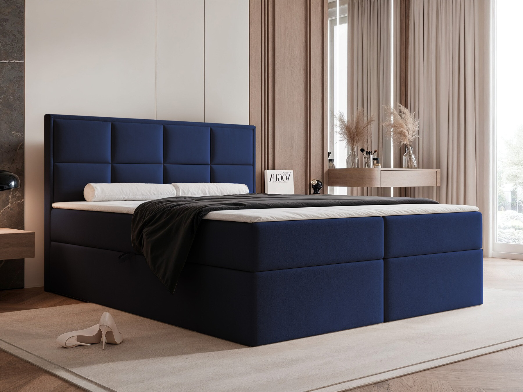 Κρεβάτι continental Martinez 115 (Magic Velvet 2216)