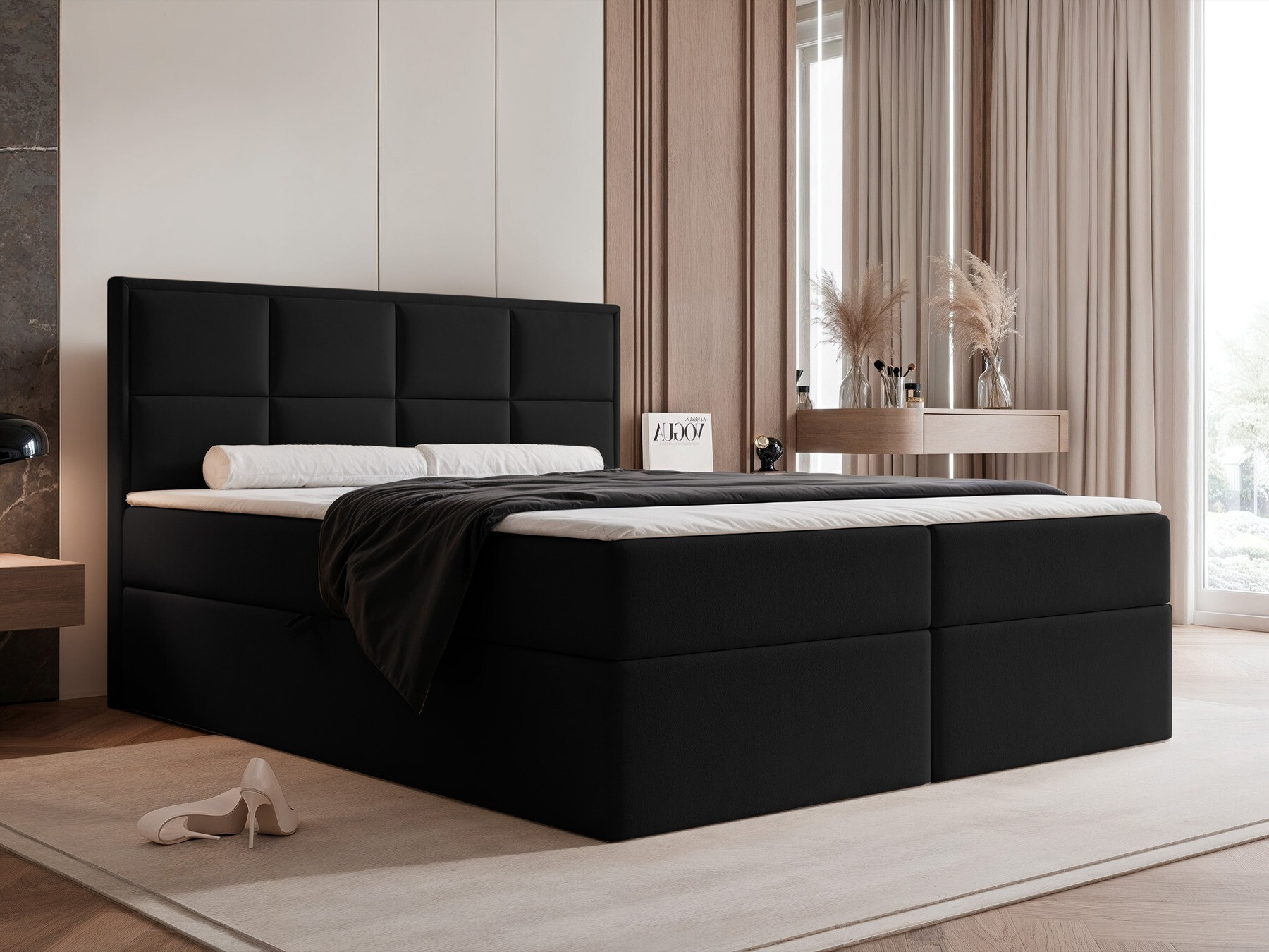 Κρεβάτι continental Martinez 115 (Magic Velvet 2219)