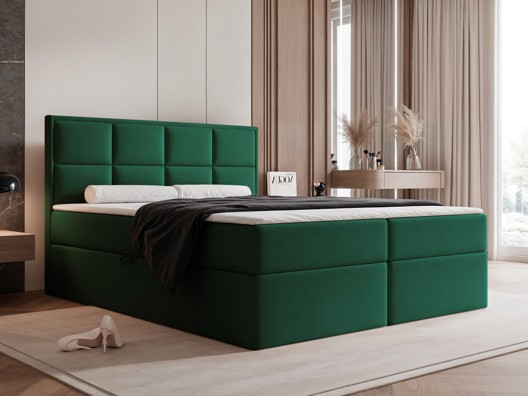 Κρεβάτι continental Martinez 115 (Magic Velvet 2225)