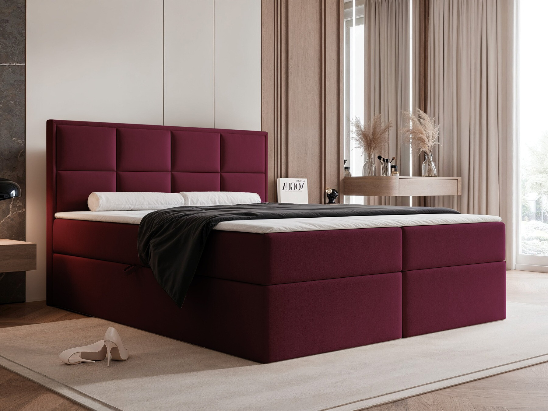 Κρεβάτι continental Martinez 115 (Magic Velvet 2229)