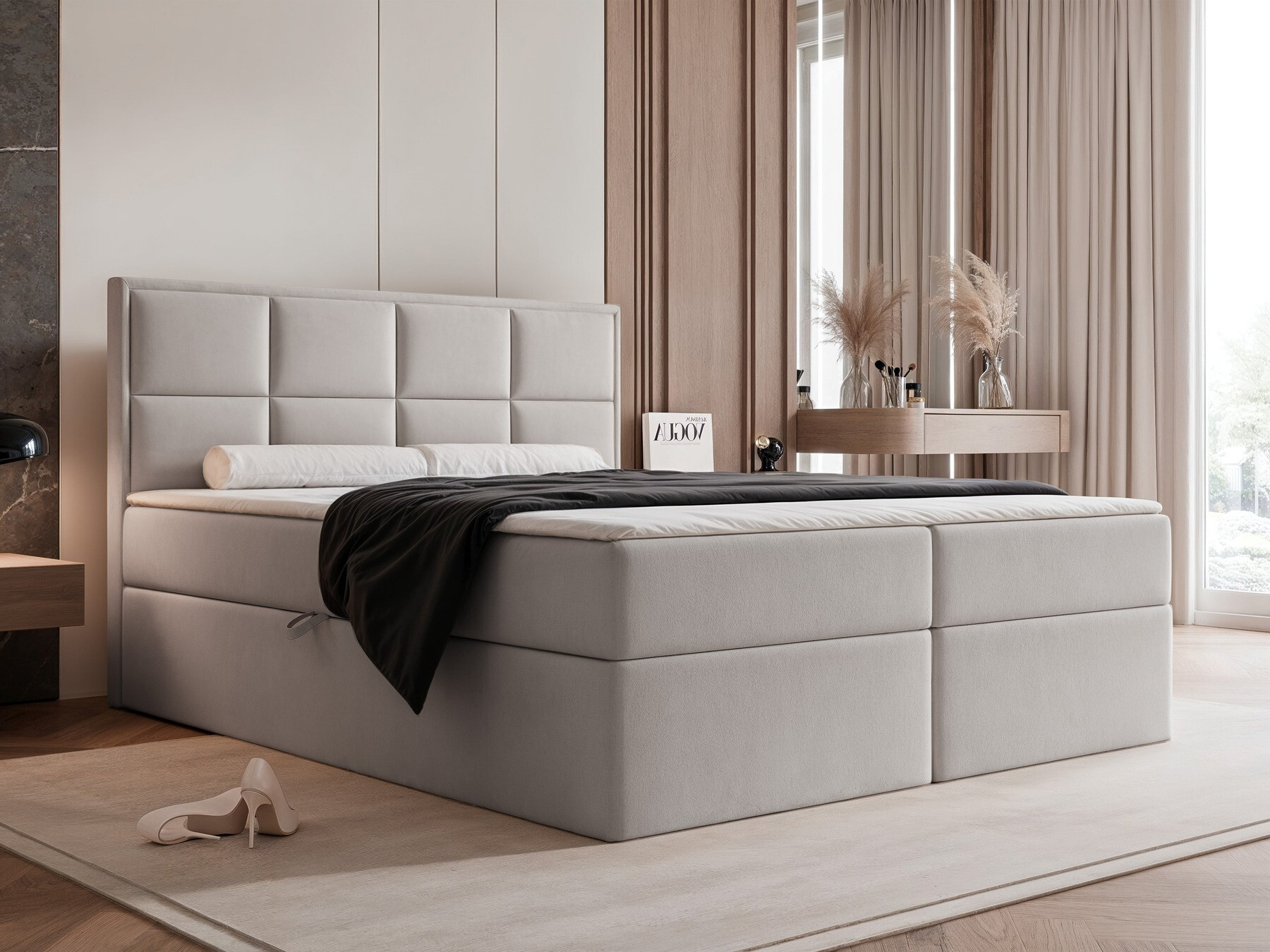 Κρεβάτι continental Martinez 115 (Magic Velvet 2240)