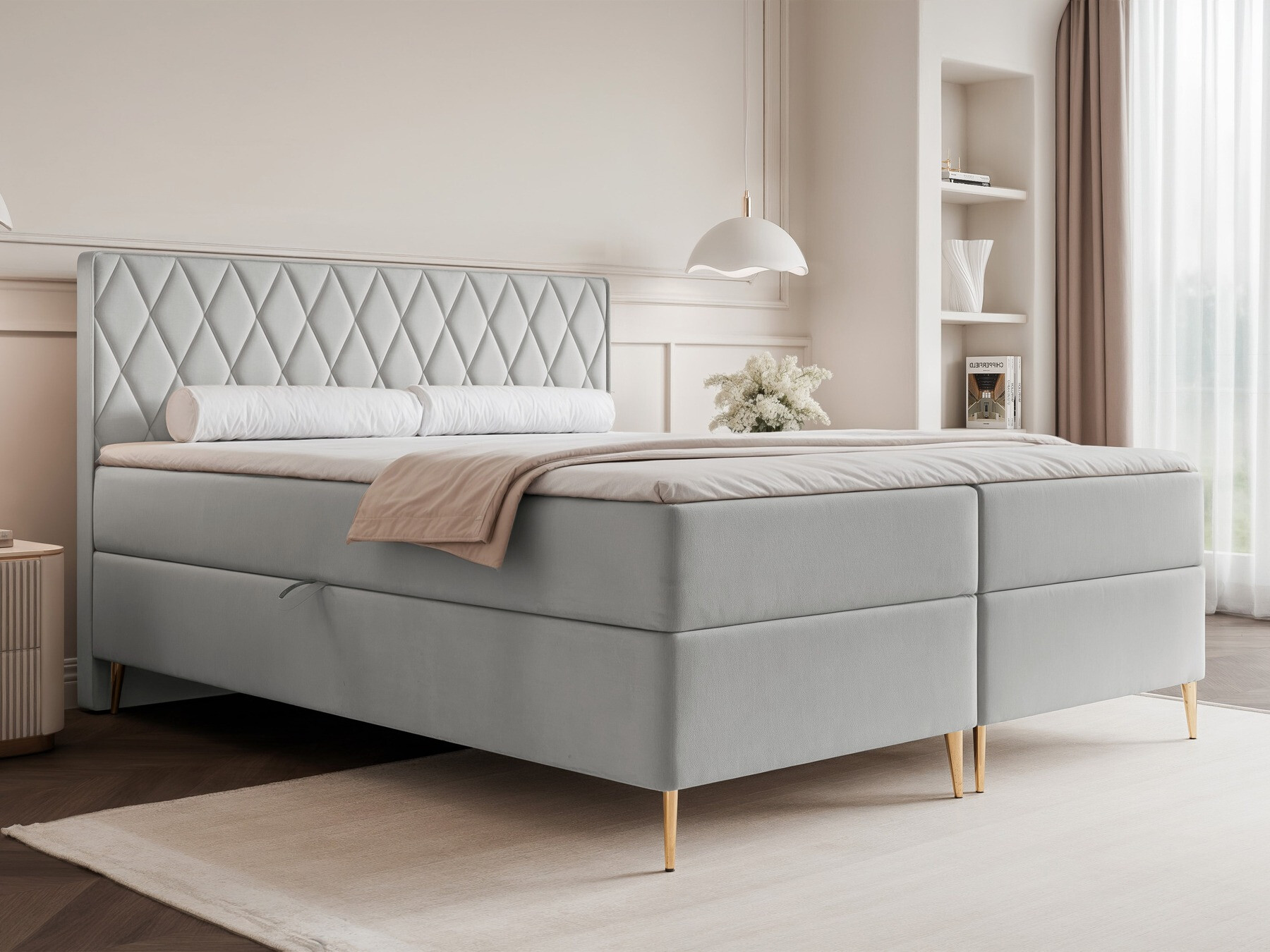 Κρεβάτι continental Martinez 110 (Magic Velvet 2240)