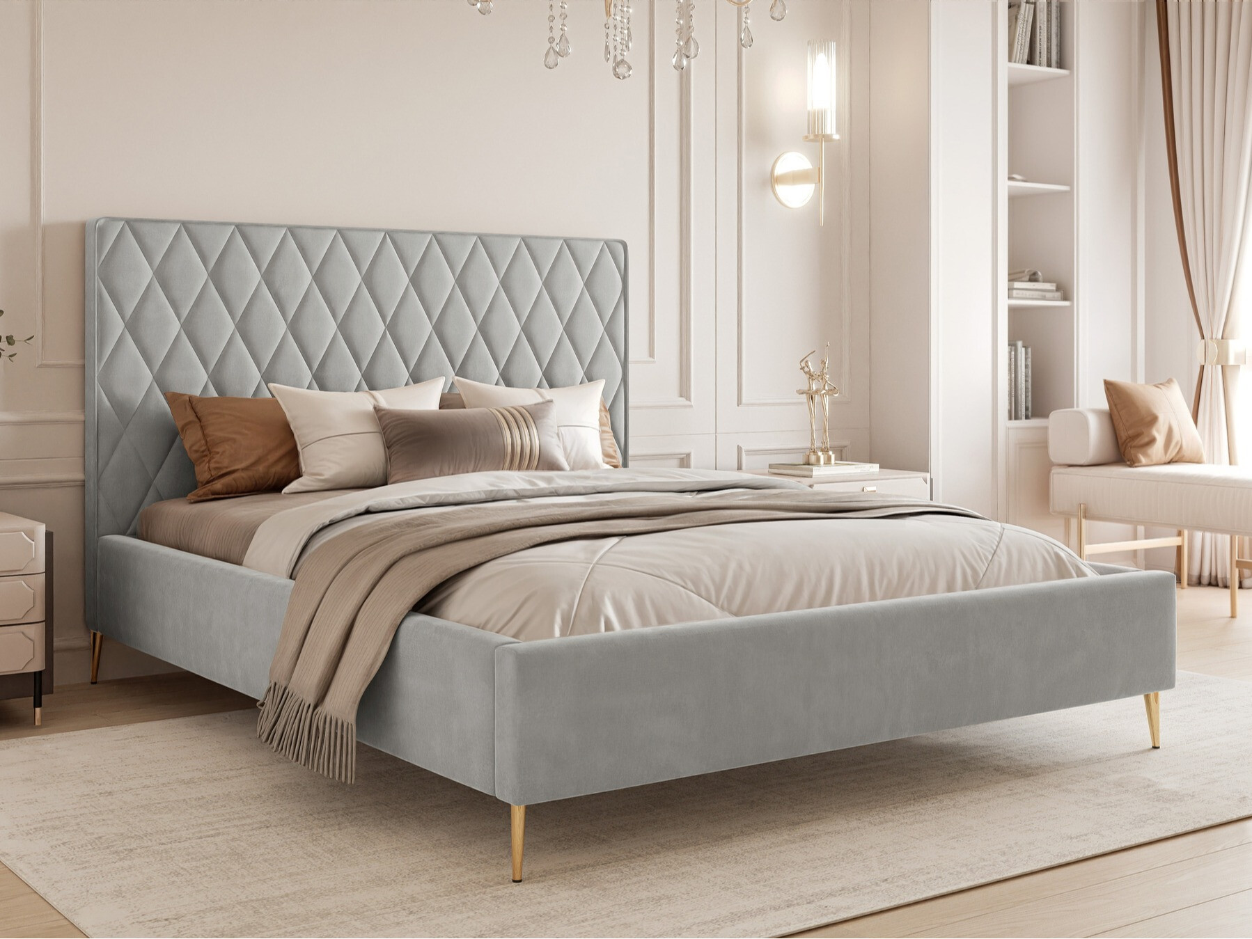 Κρεβάτι Martinez 108 (Magic Velvet 2240)