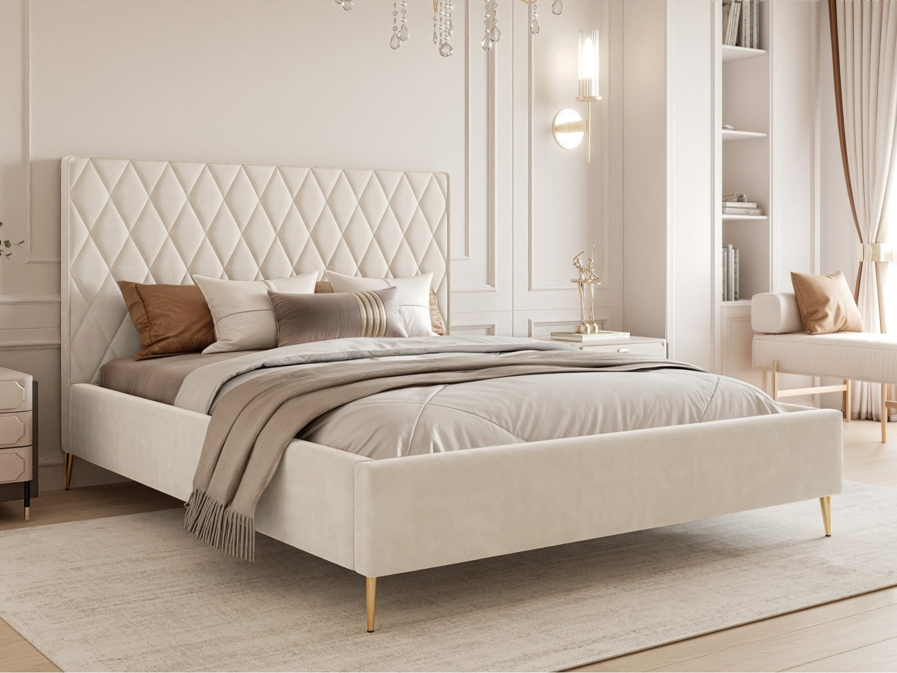 Κρεβάτι Martinez 108 (Magic Velvet 2256)