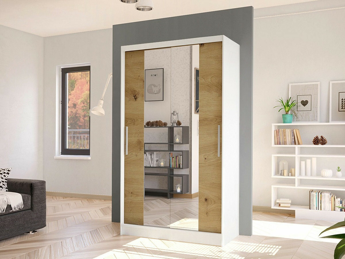 Ντουλάπα Closico Structor II (Άσπρο + Artisan βελανιδιά)