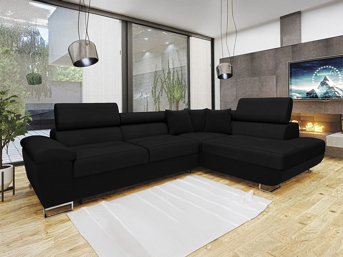 Γωνιακός Καναπές Comfivo Ruta II (Uttario Velvet 2980 + Muna 14)