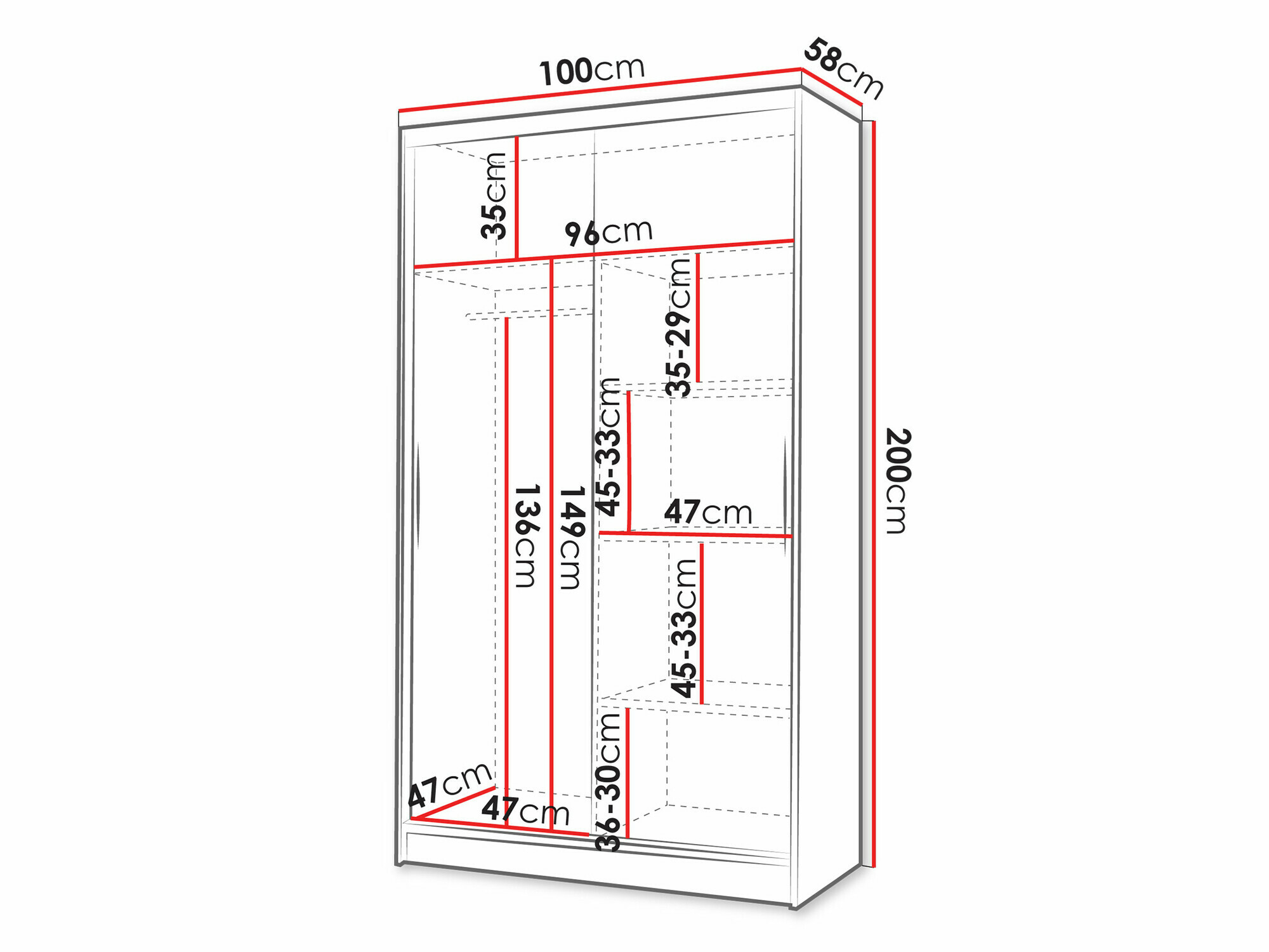 Ντουλάπα Closico Structor VI (Κασμίρι)