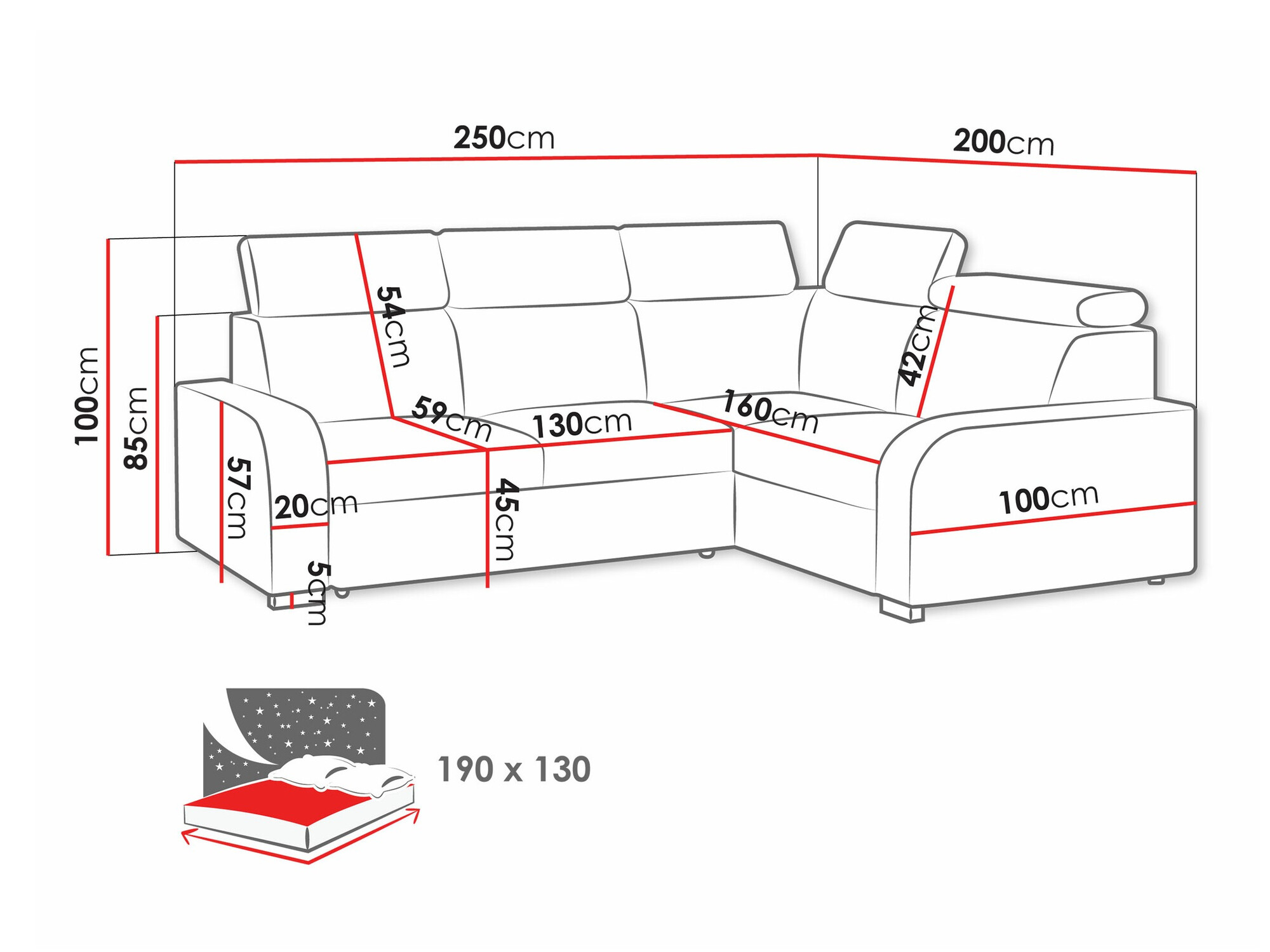 Γωνιακός Καναπές Ovos III (Crown 2)