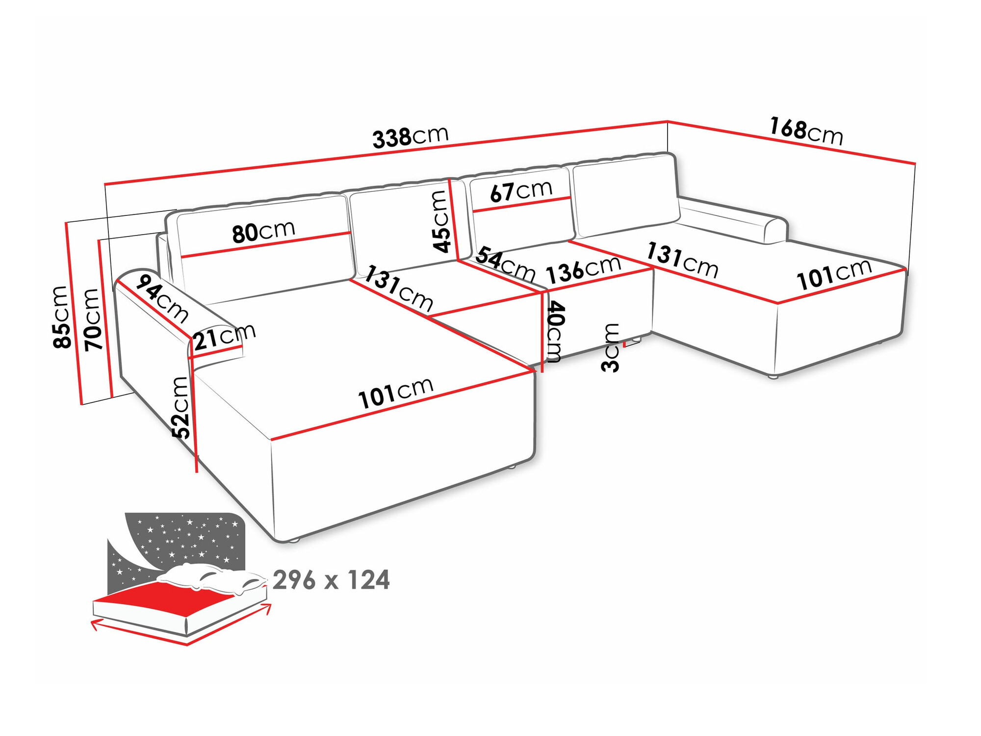 Γωνιακός Καναπές Stonecrest 106 (Sierra 746)