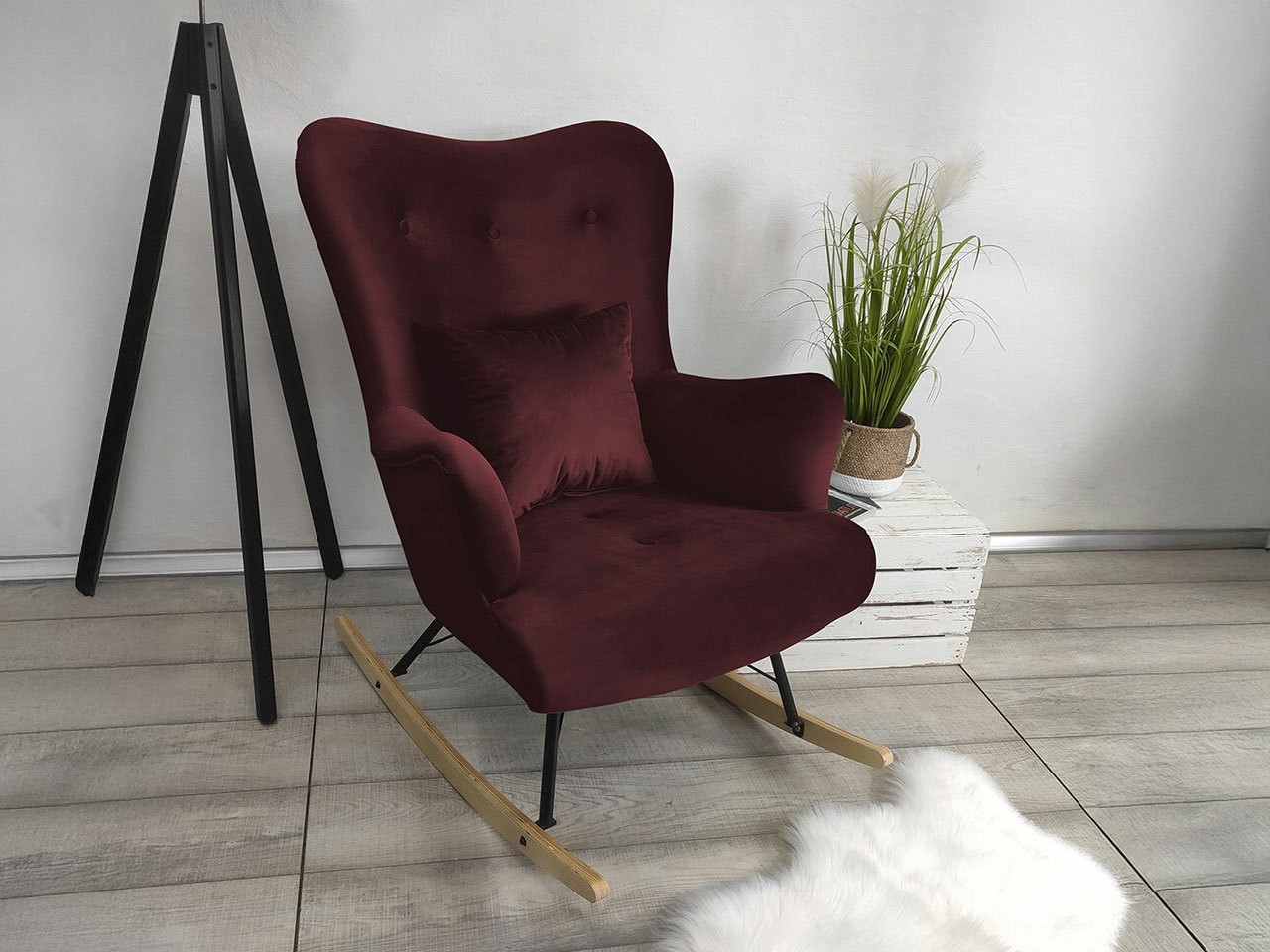 Κουνιστή καρέκλα Clovis 101 (Magic Velvet 2202)