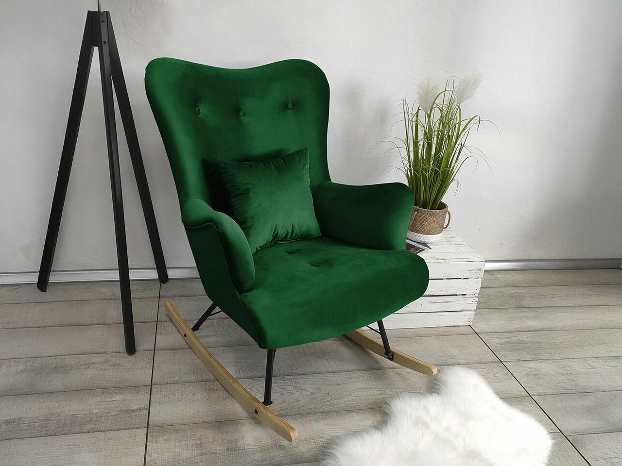 Κουνιστή καρέκλα Clovis 101 (Magic Velvet 2225)