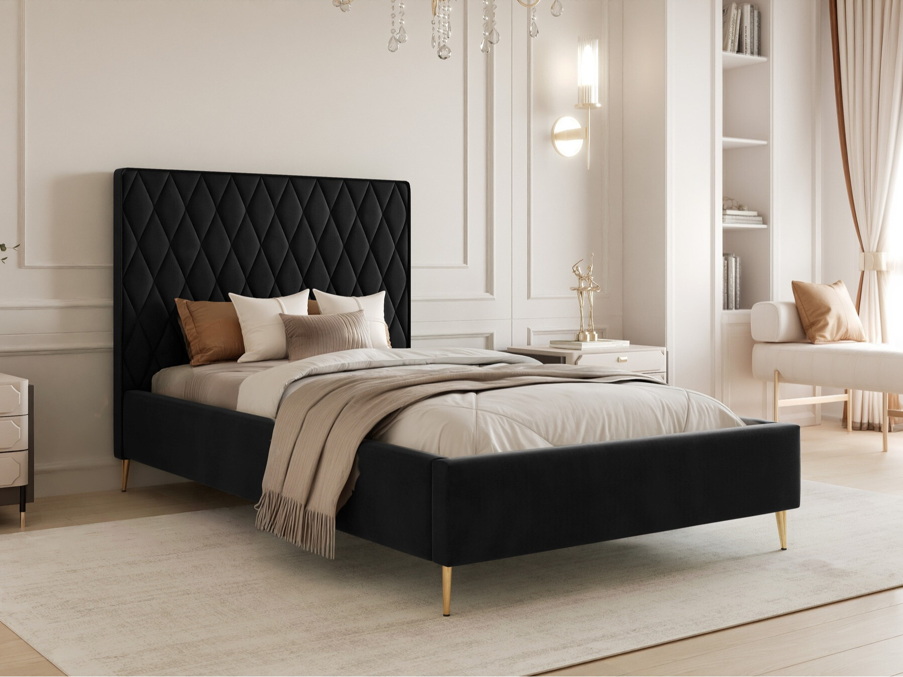 Κρεβάτι Martinez 108 (Magic Velvet 2219)