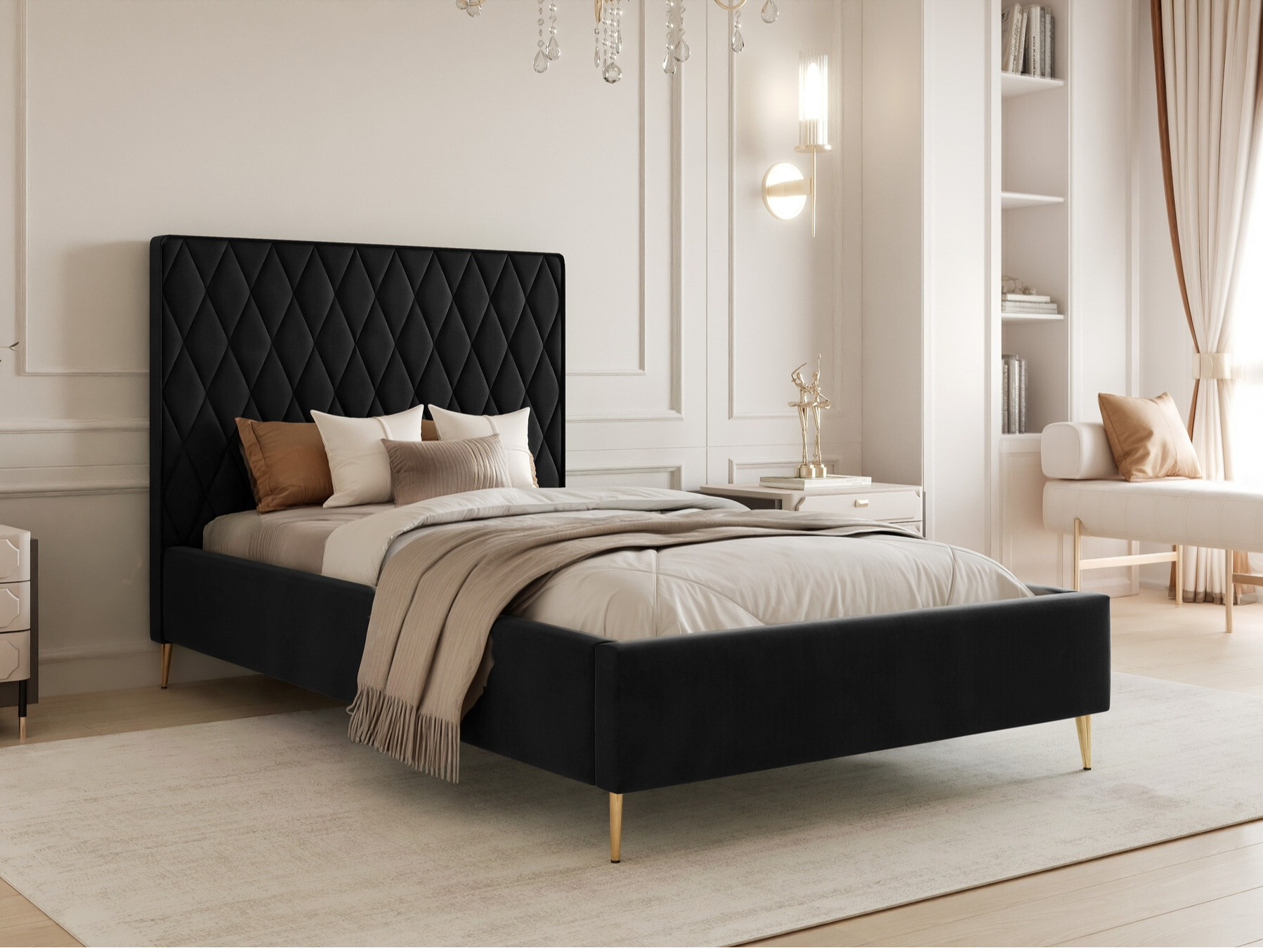 Κρεβάτι Martinez 108 (Magic Velvet 2219)