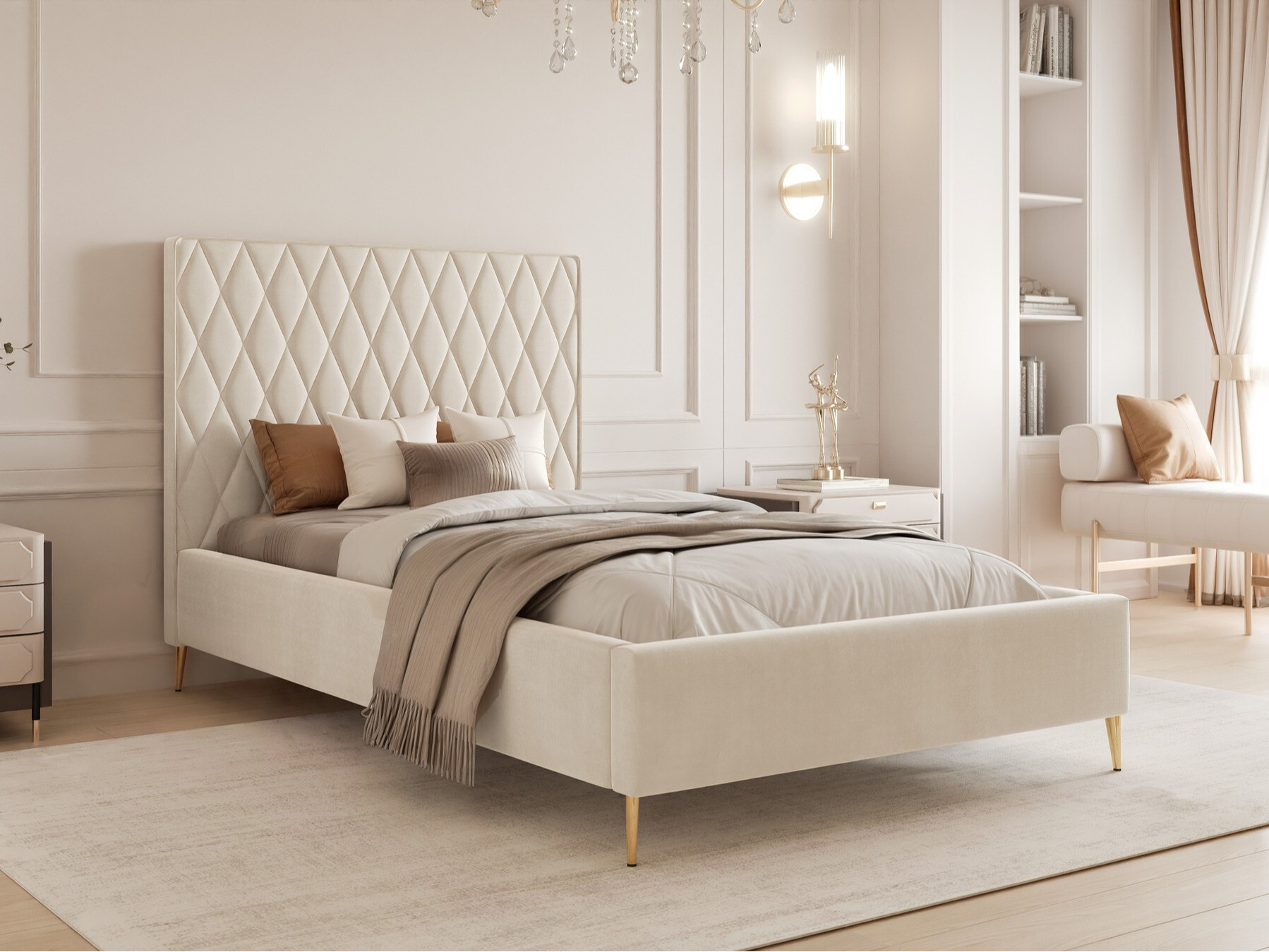 Κρεβάτι Martinez 108 (Magic Velvet 2256)