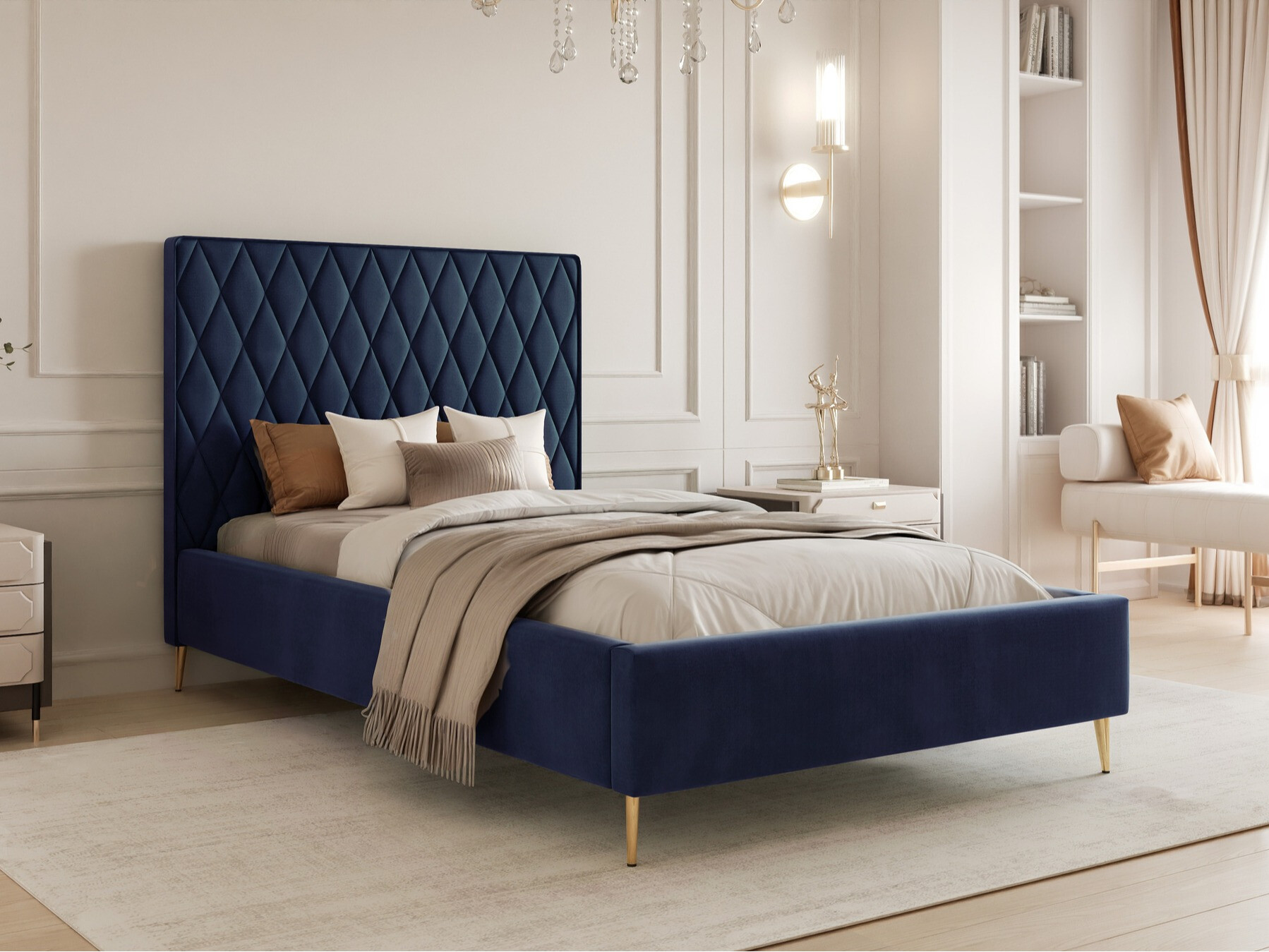 Κρεβάτι Martinez 108 (Magic Velvet 2216)