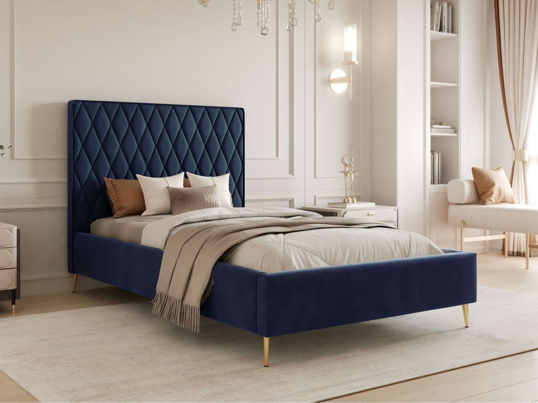Κρεβάτι Martinez 108 (Magic Velvet 2216)