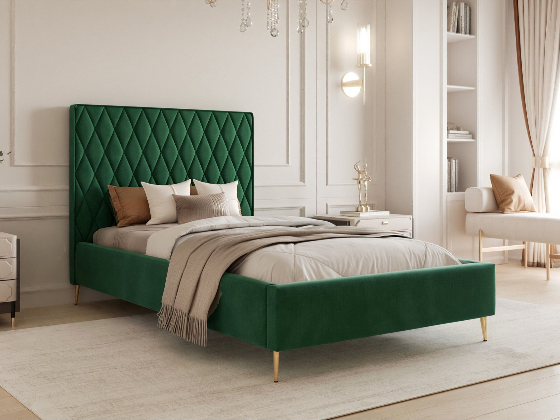 Κρεβάτι Martinez 108 (Magic Velvet 2225)