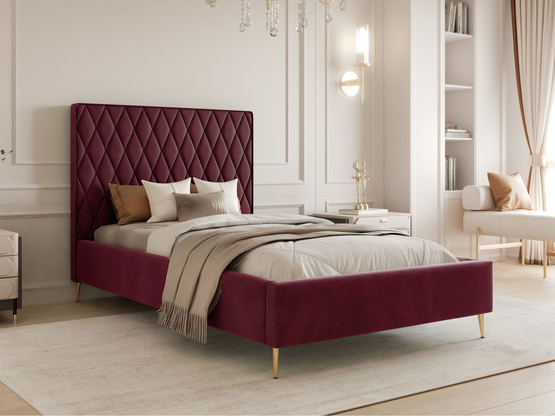 Κρεβάτι Martinez 108 (Magic Velvet 2229)