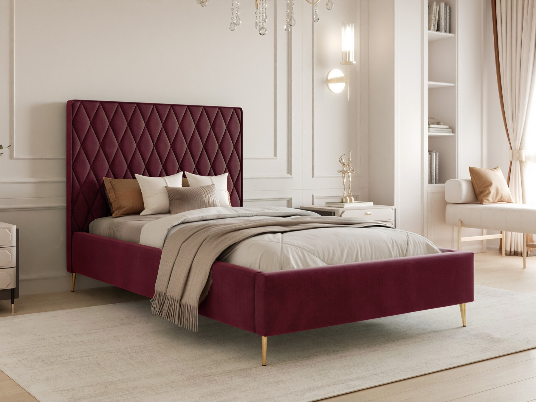 Κρεβάτι Martinez 108 (Magic Velvet 2229)