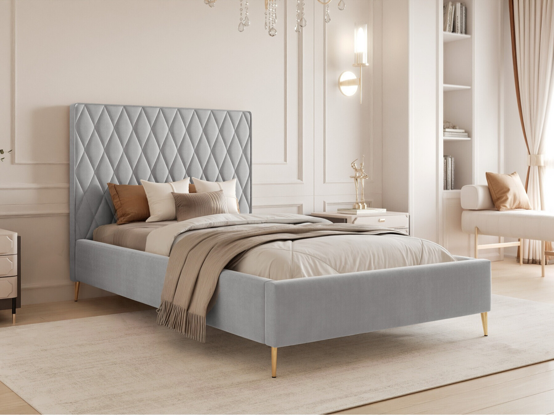 Κρεβάτι Martinez 108 (Magic Velvet 2240)