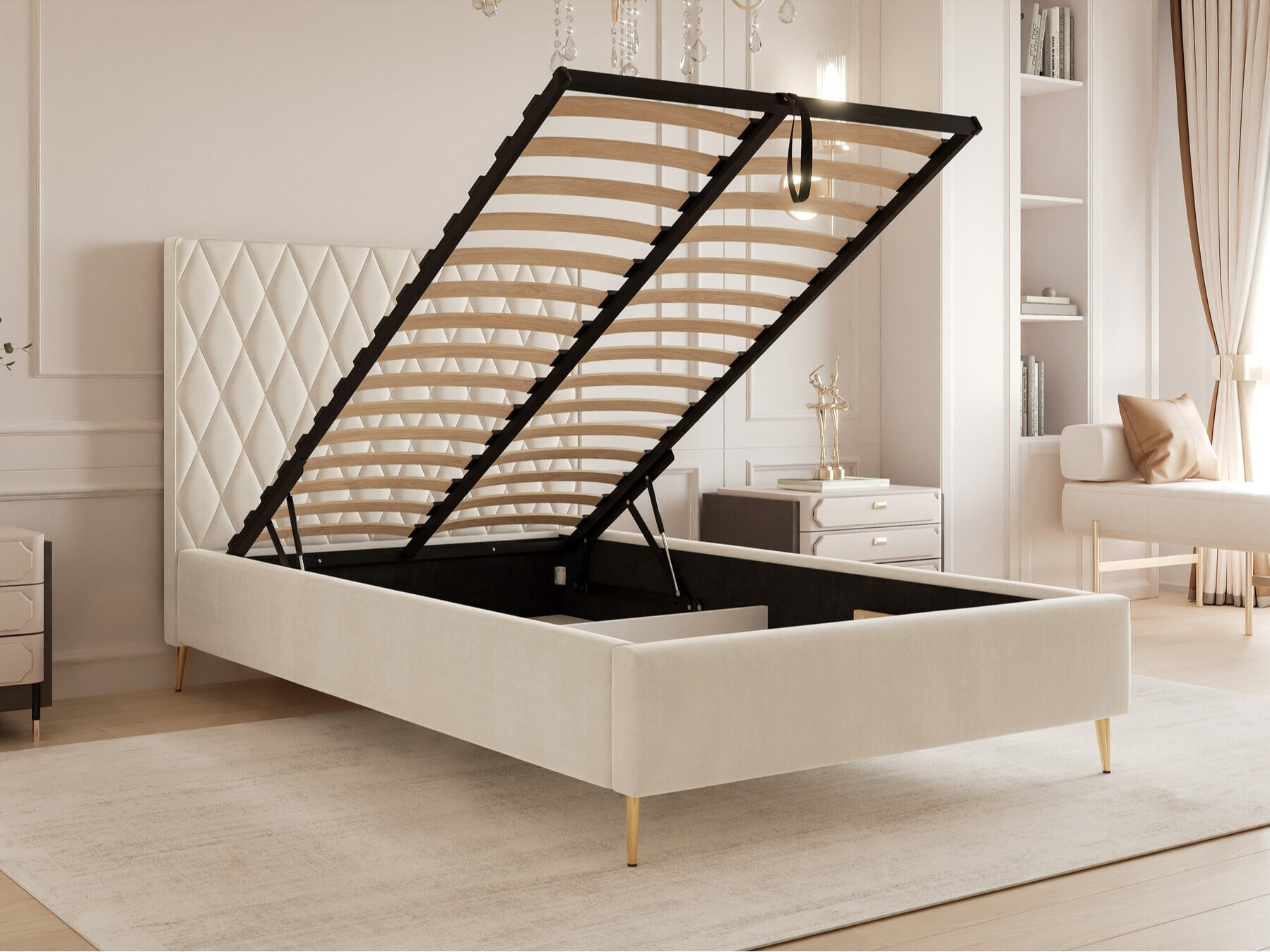 Κρεβάτι Martinez 108 (Magic Velvet 2240)