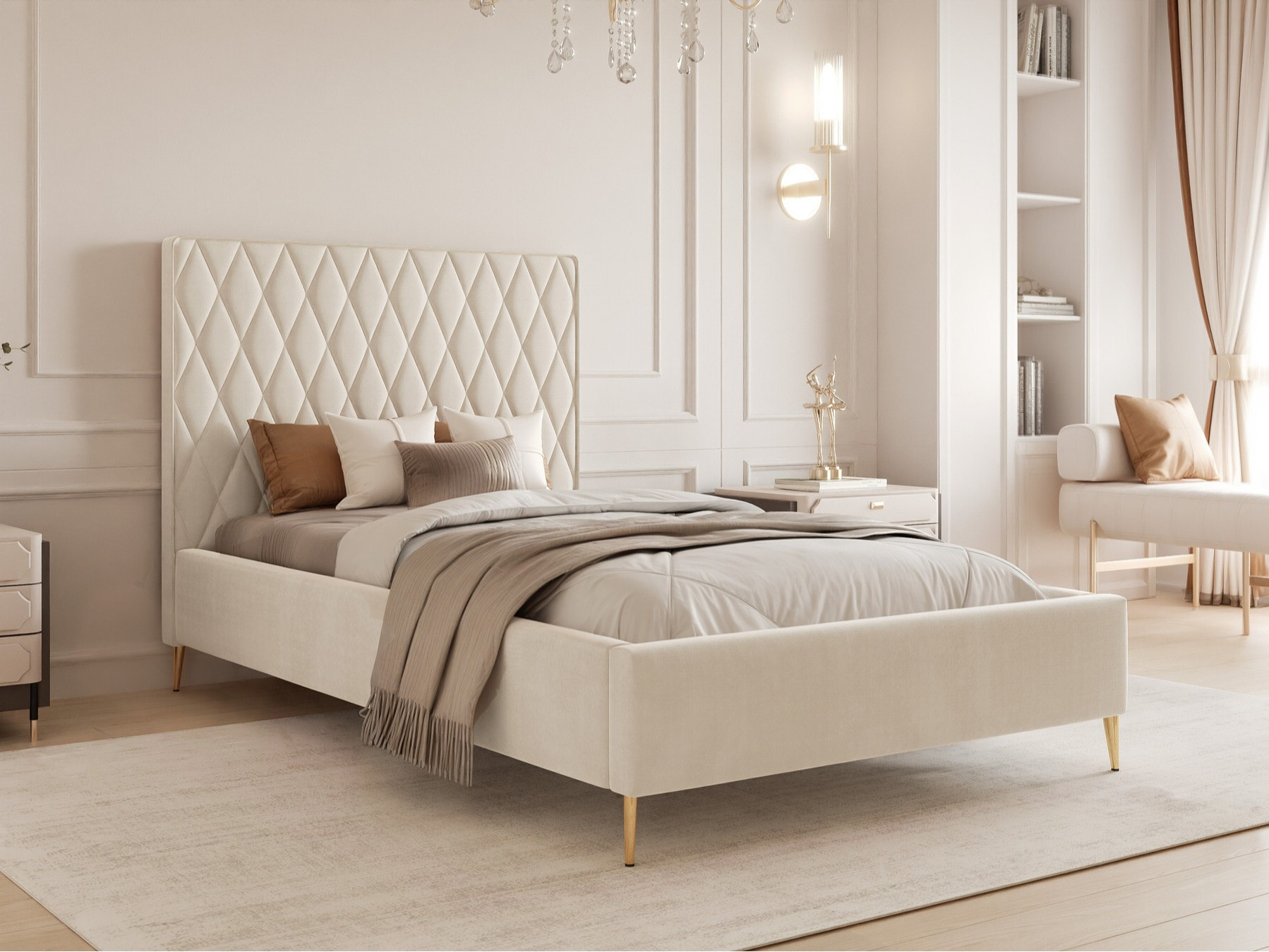 Κρεβάτι Martinez 108 (Magic Velvet 2256)