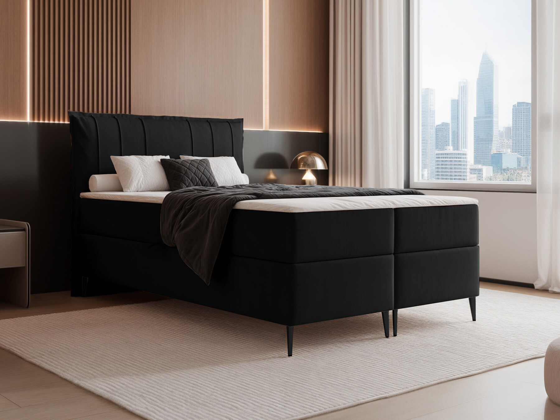 Κρεβάτι continental Martinez 105 (Magic Velvet 2219)