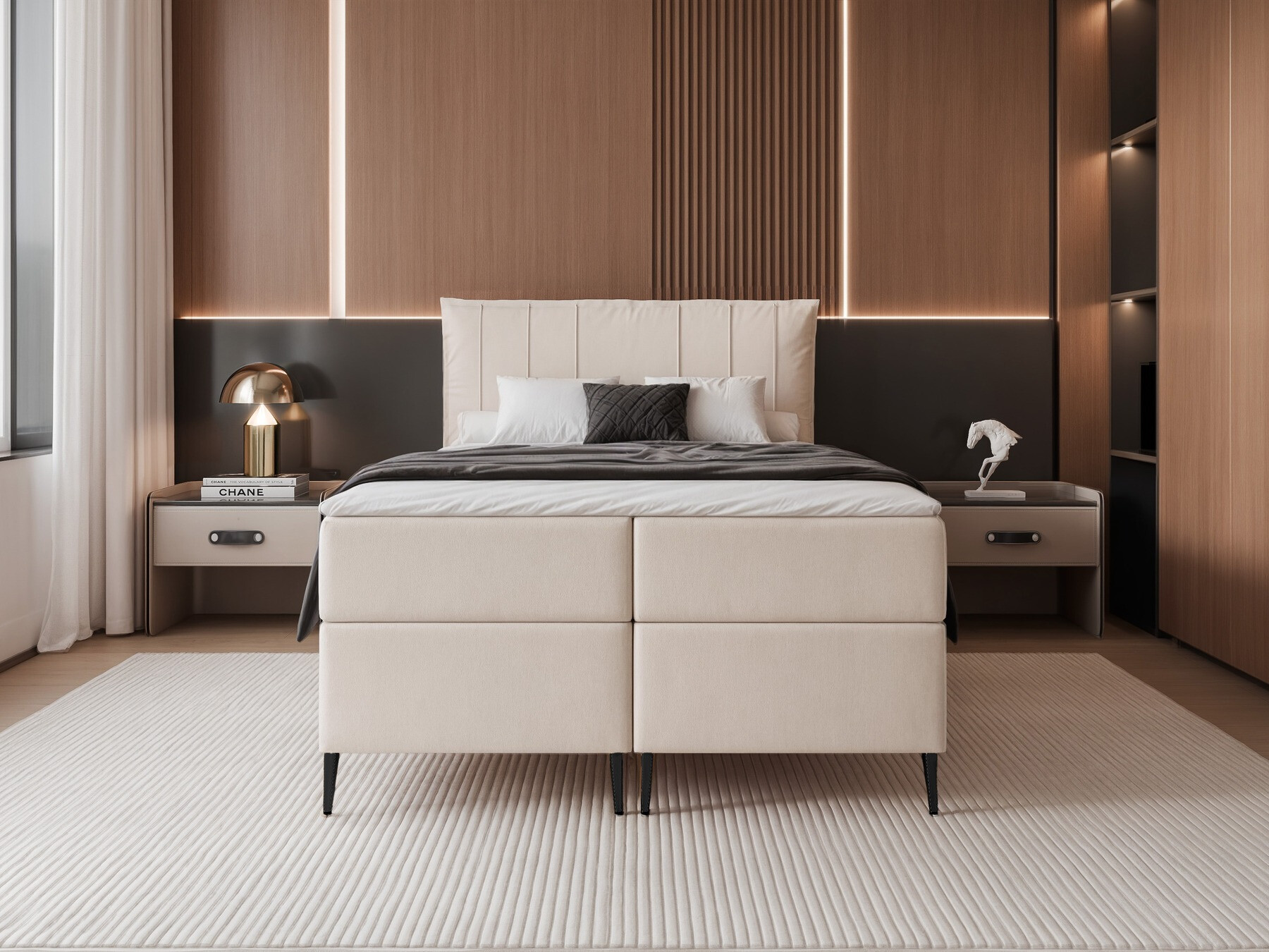 Κρεβάτι continental Martinez 105 (Magic Velvet 2256)