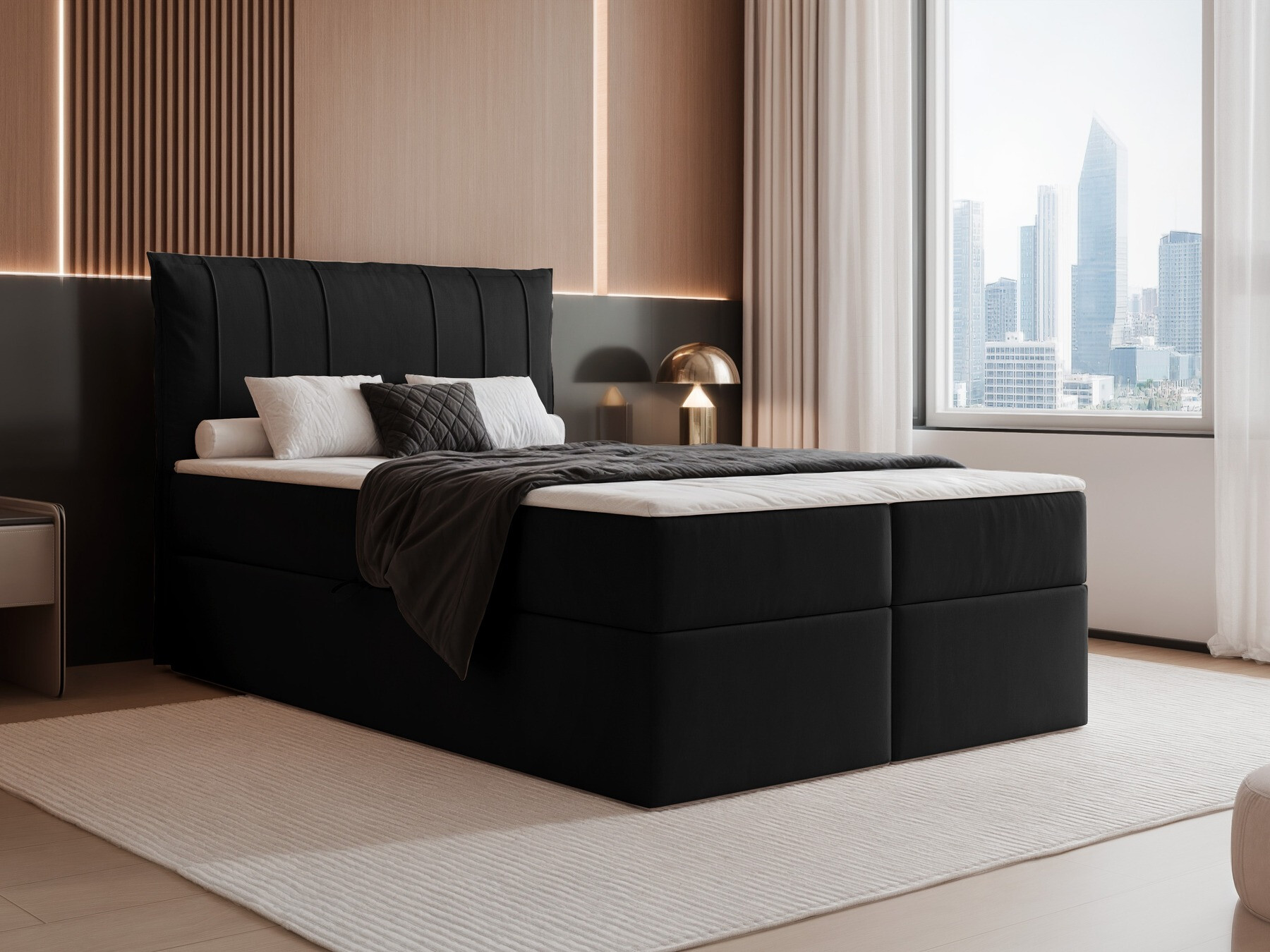 Κρεβάτι continental Martinez 107 (Magic Velvet 2219)