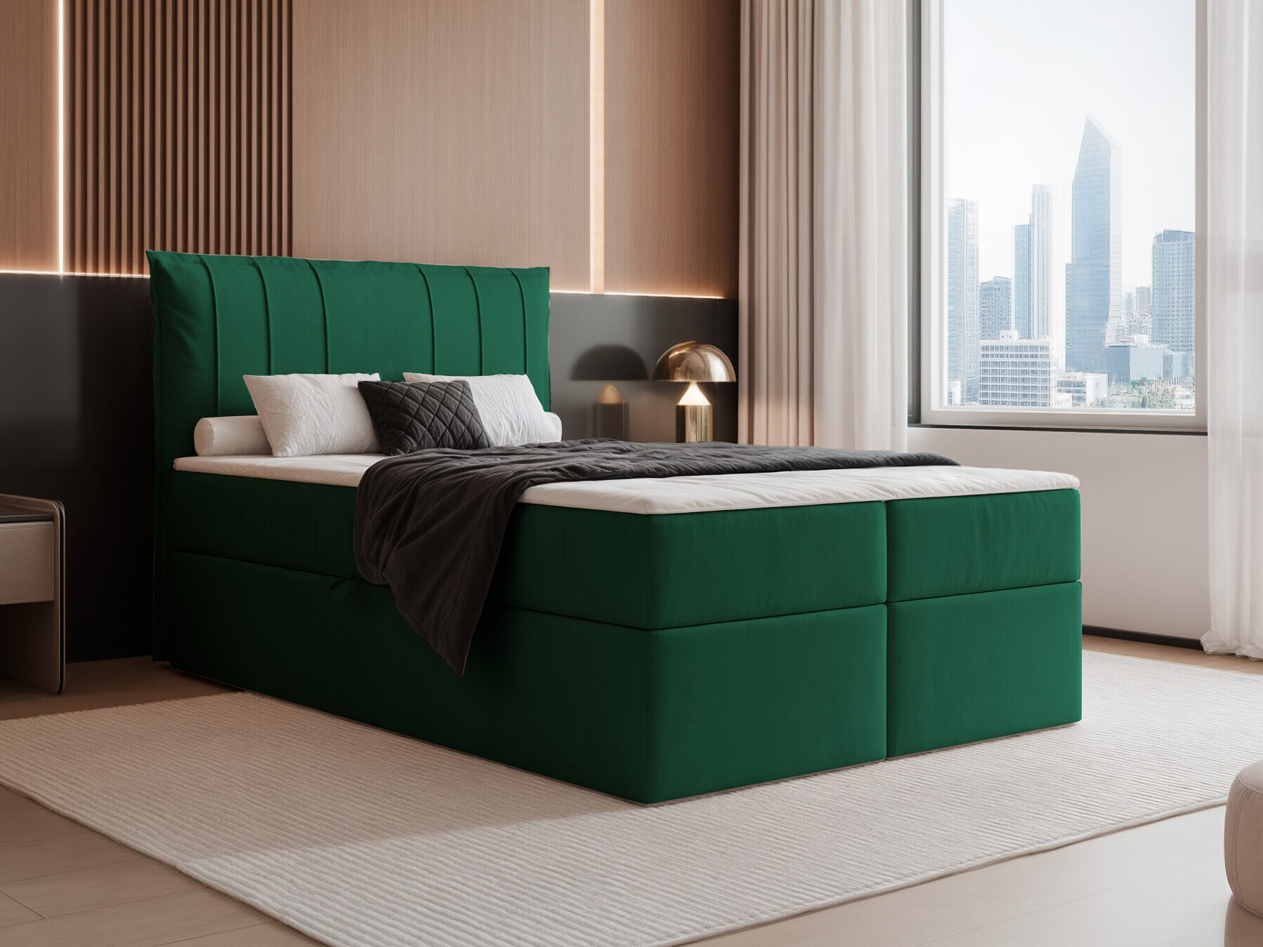 Κρεβάτι continental Martinez 107 (Magic Velvet 2225)